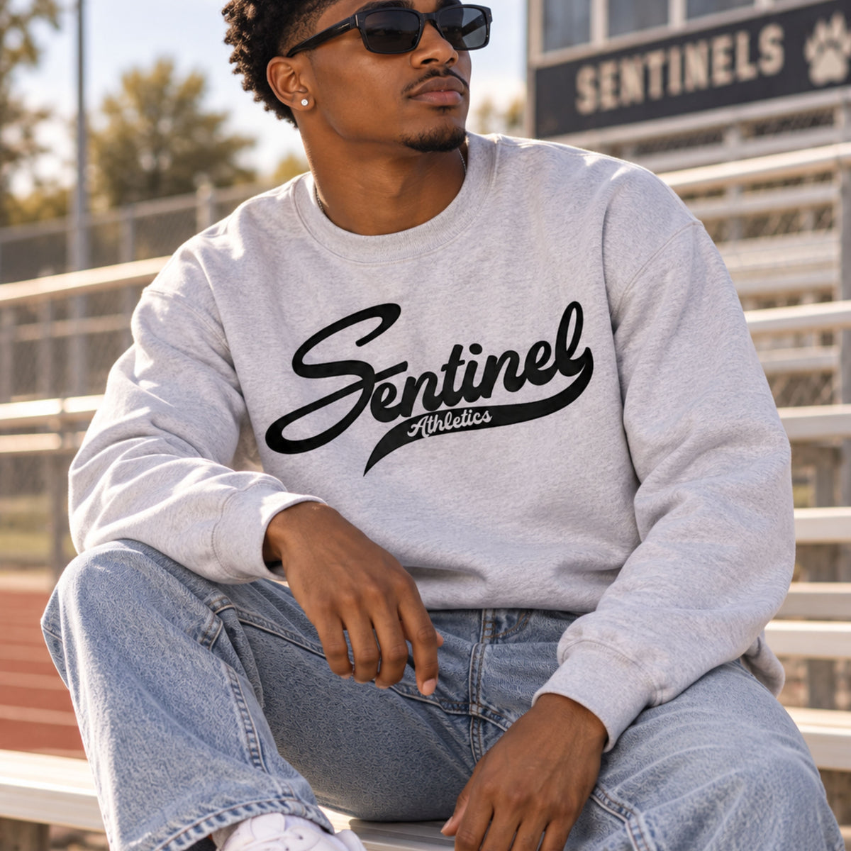Sentinel Athletics Embroidered Crewneck