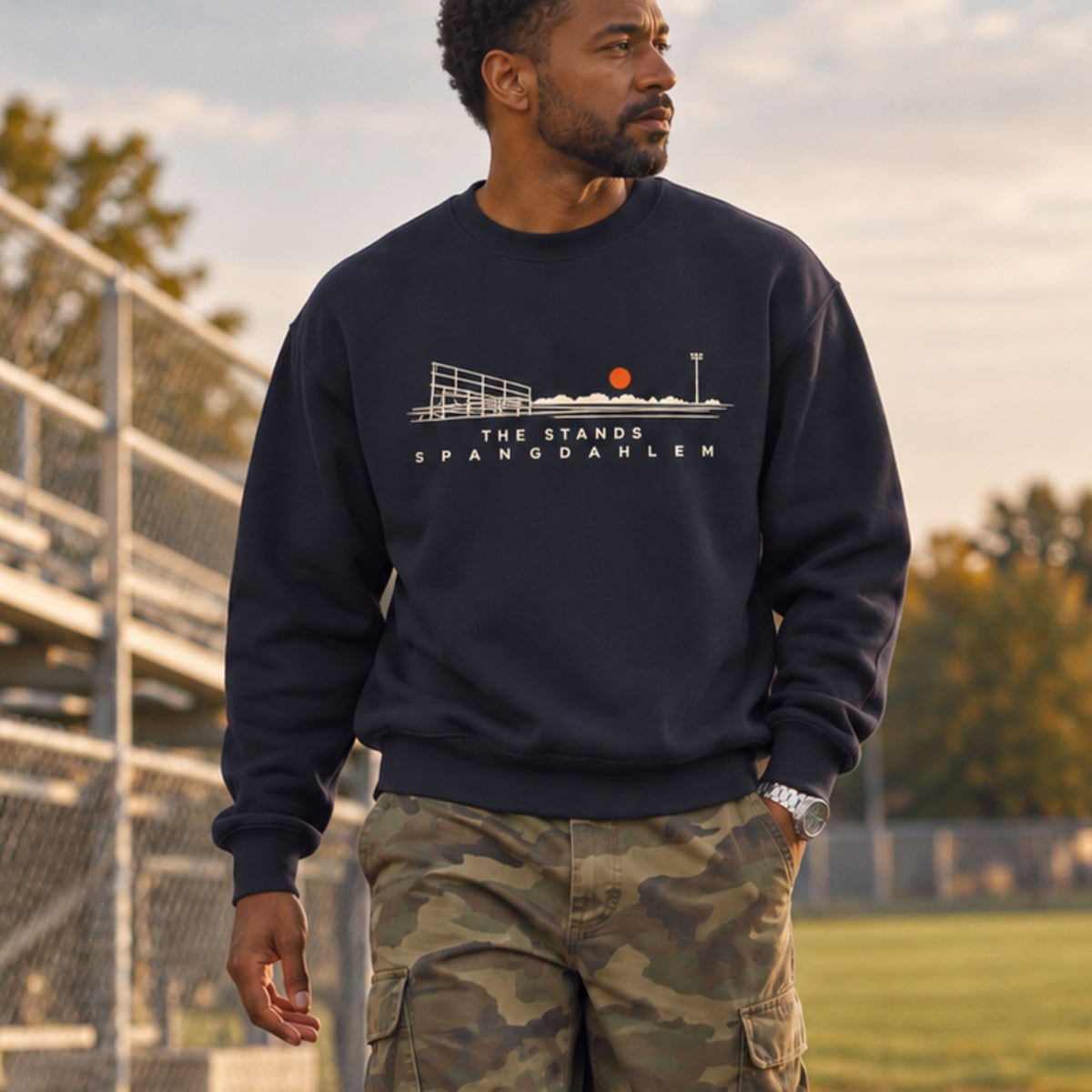 The Stands Custom Line Art Crewneck