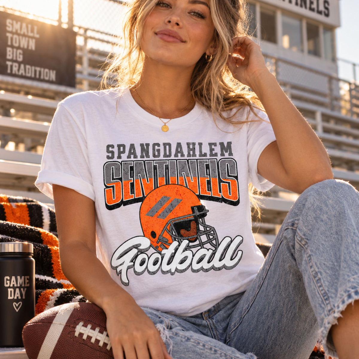 Spangdahlem Sentinels Football Tee