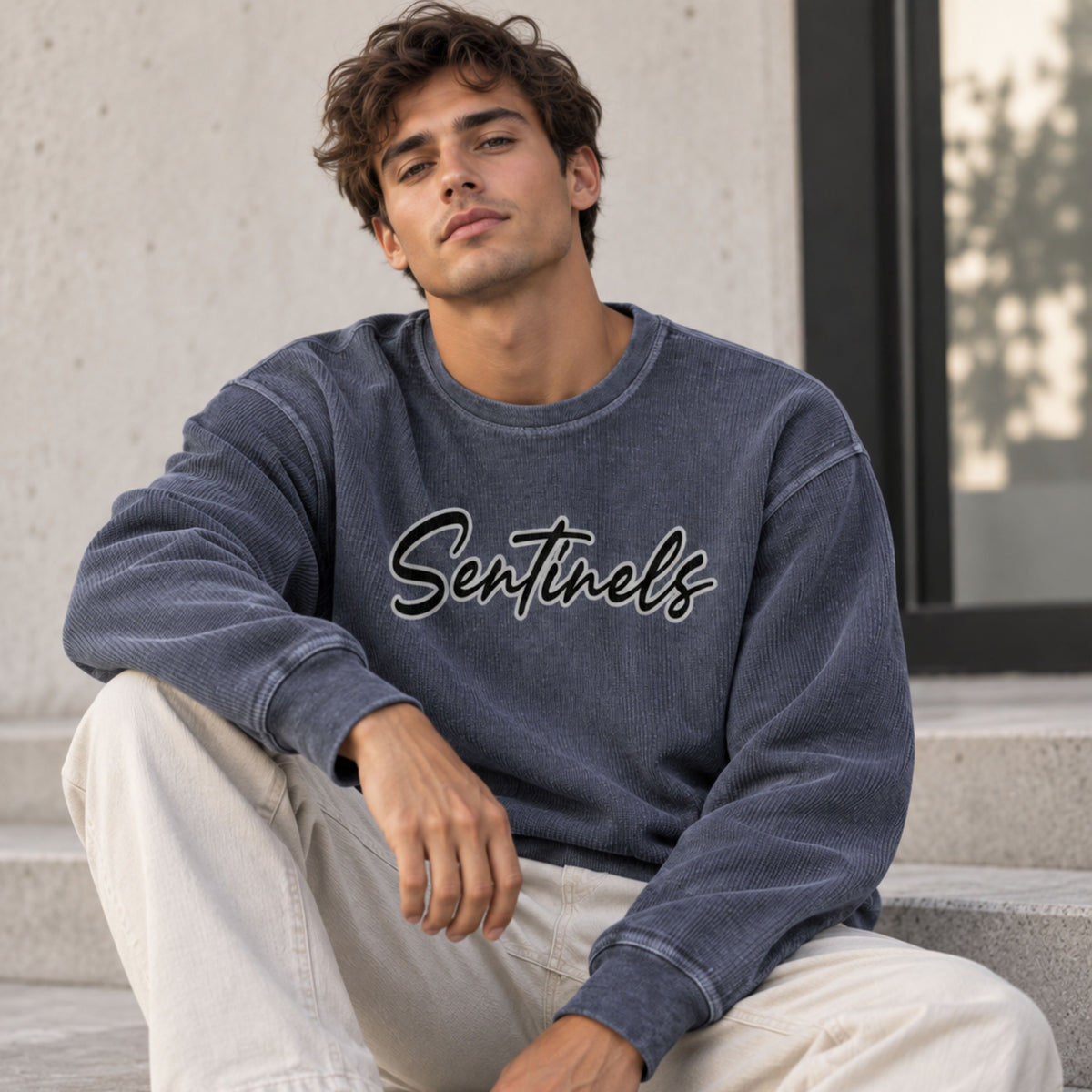 Custom Team Name Cord Sweatshirt