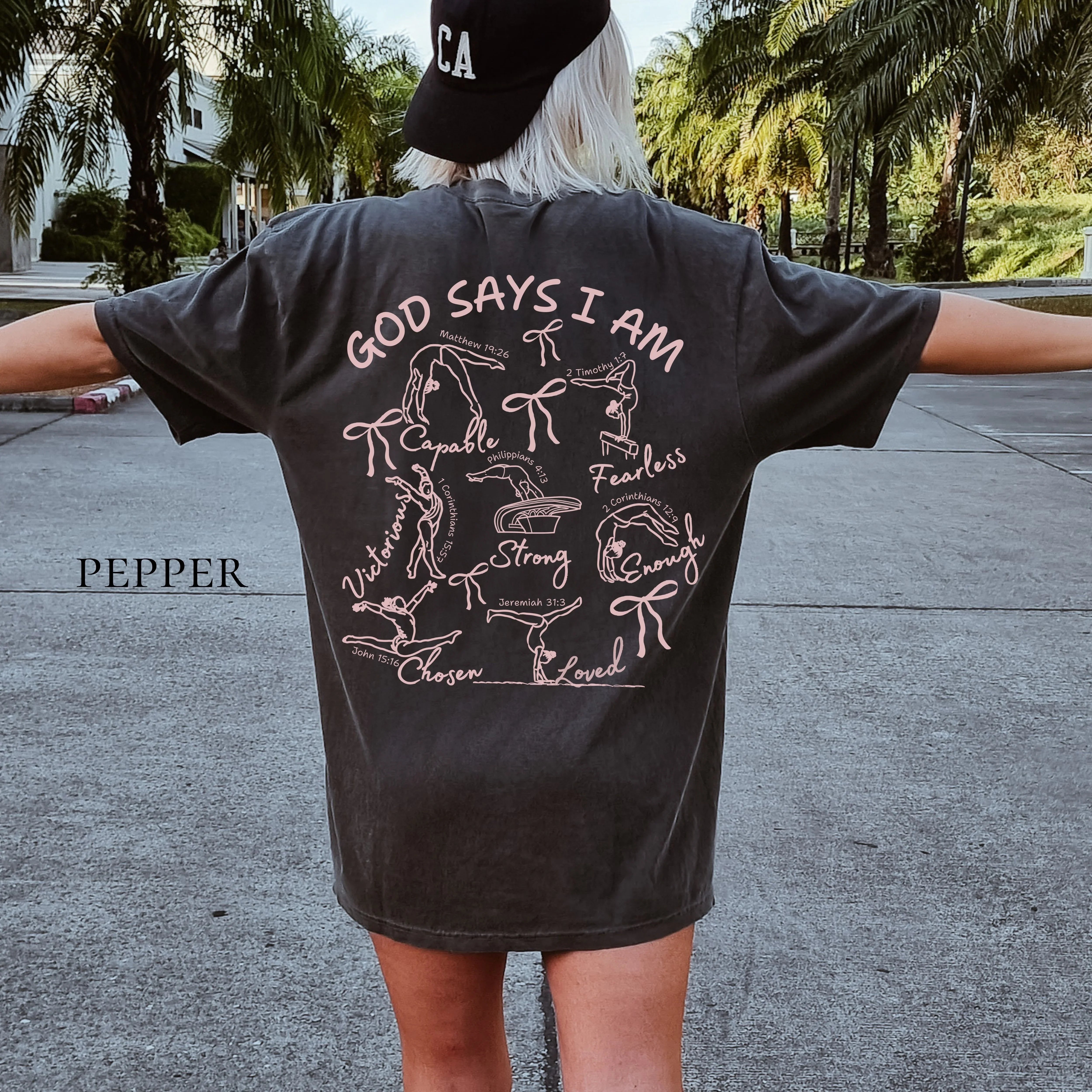 God Says I Am Gymnast T-Shirt