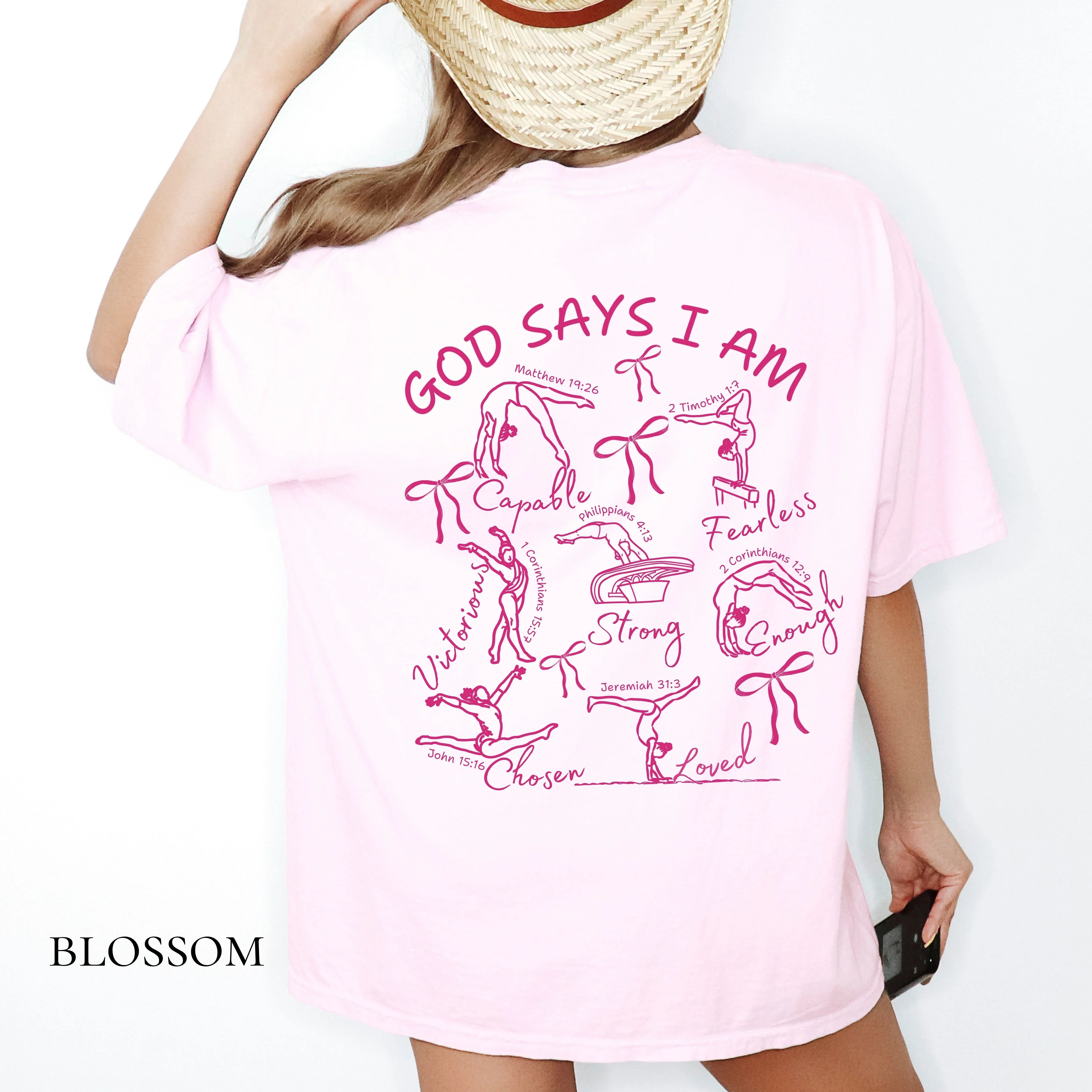 God Says I Am Gymnast T-Shirt