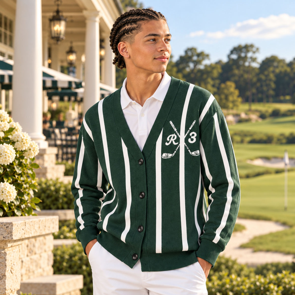 Golf Knit Cardigan