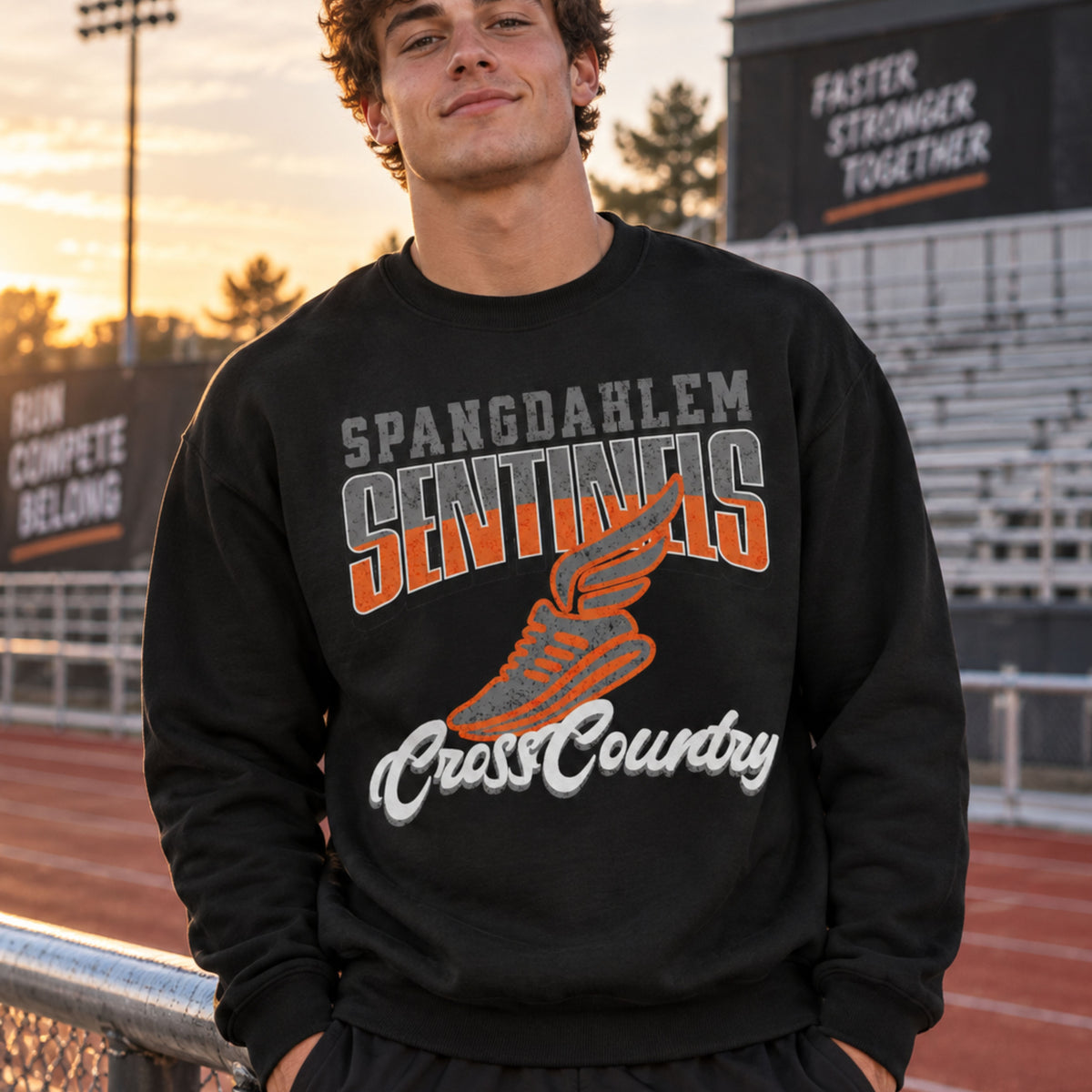 Spangdahlem Sentinels Cross Country Crewneck