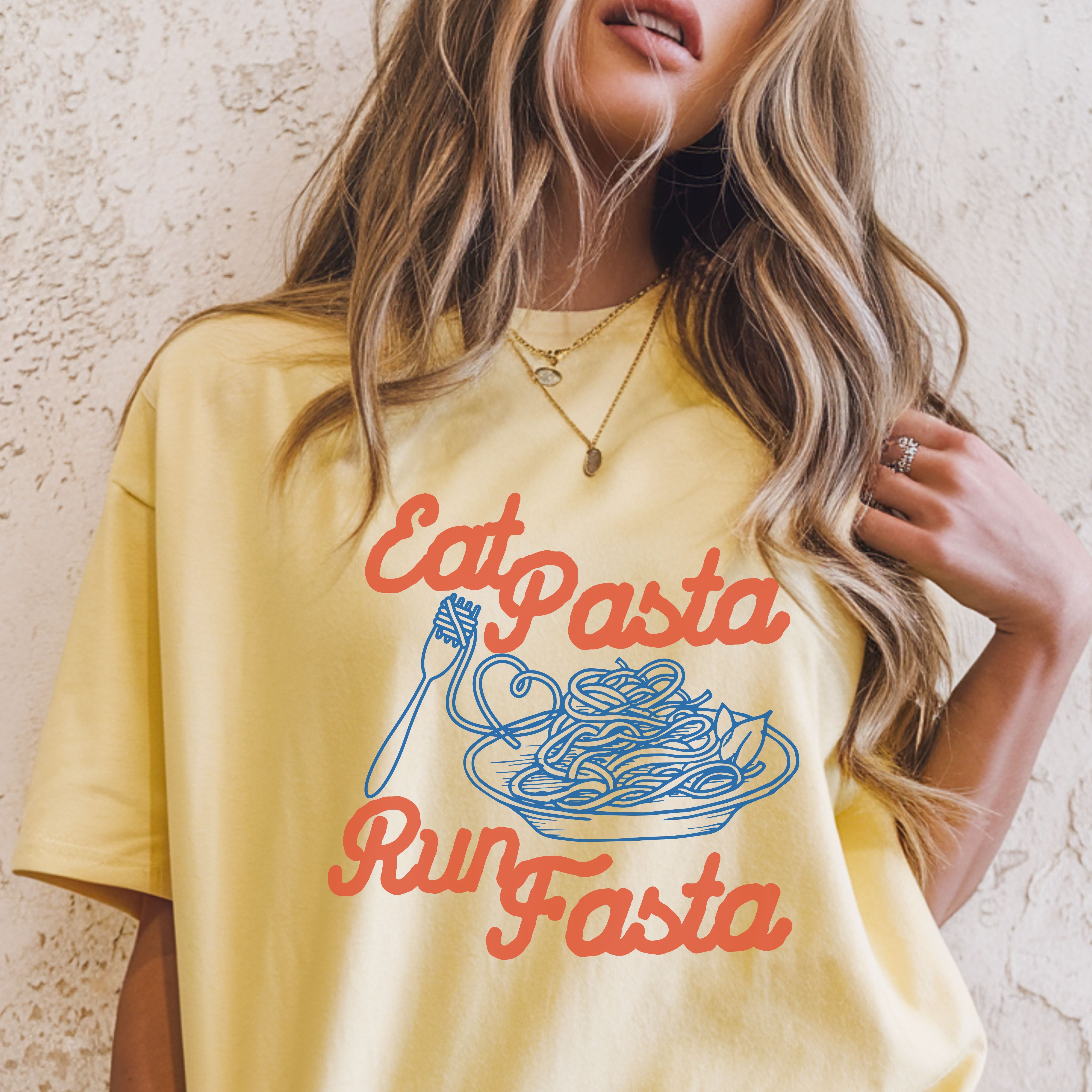 Eat Pasta Run Fasta Tee