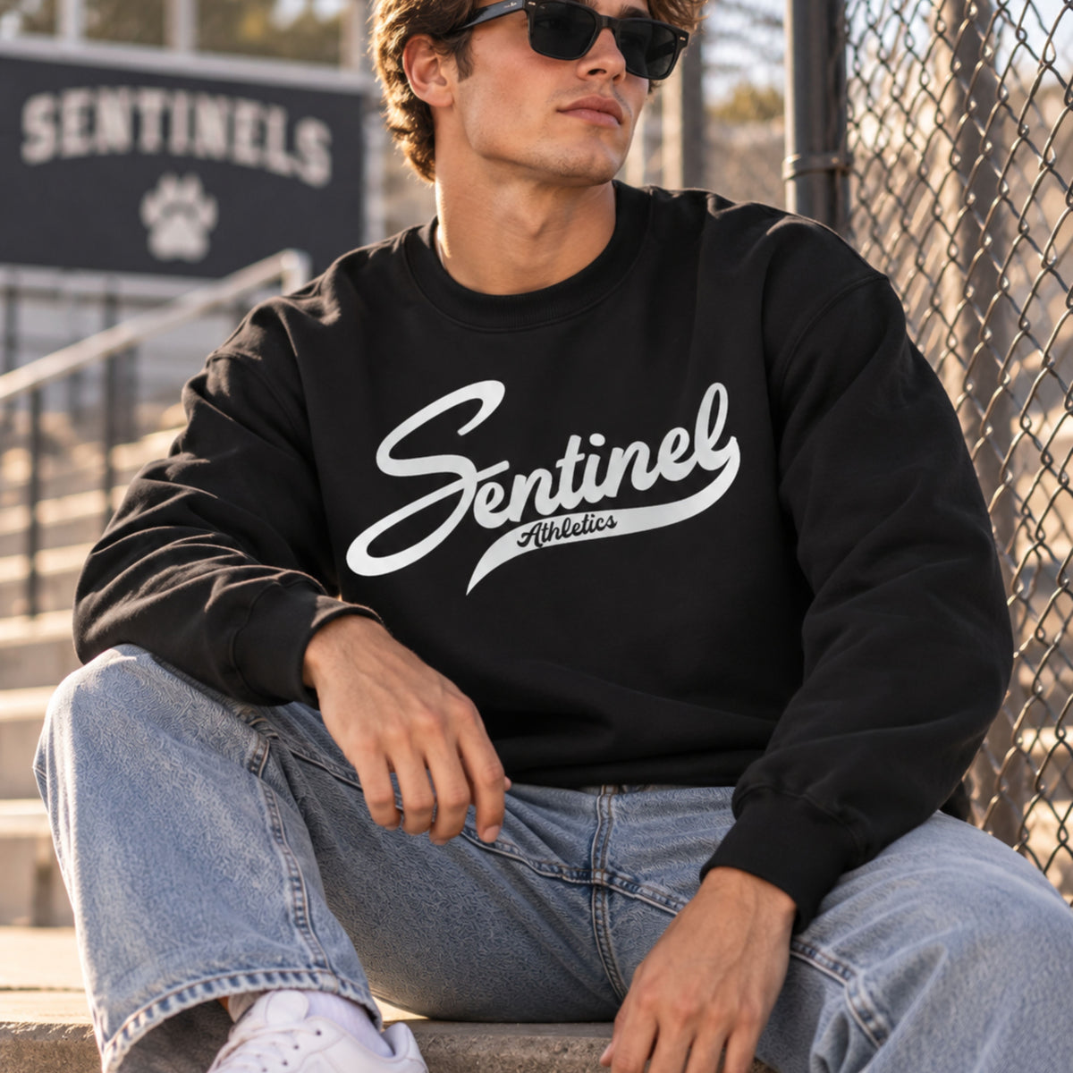 Sentinel Athletics Embroidered Crewneck