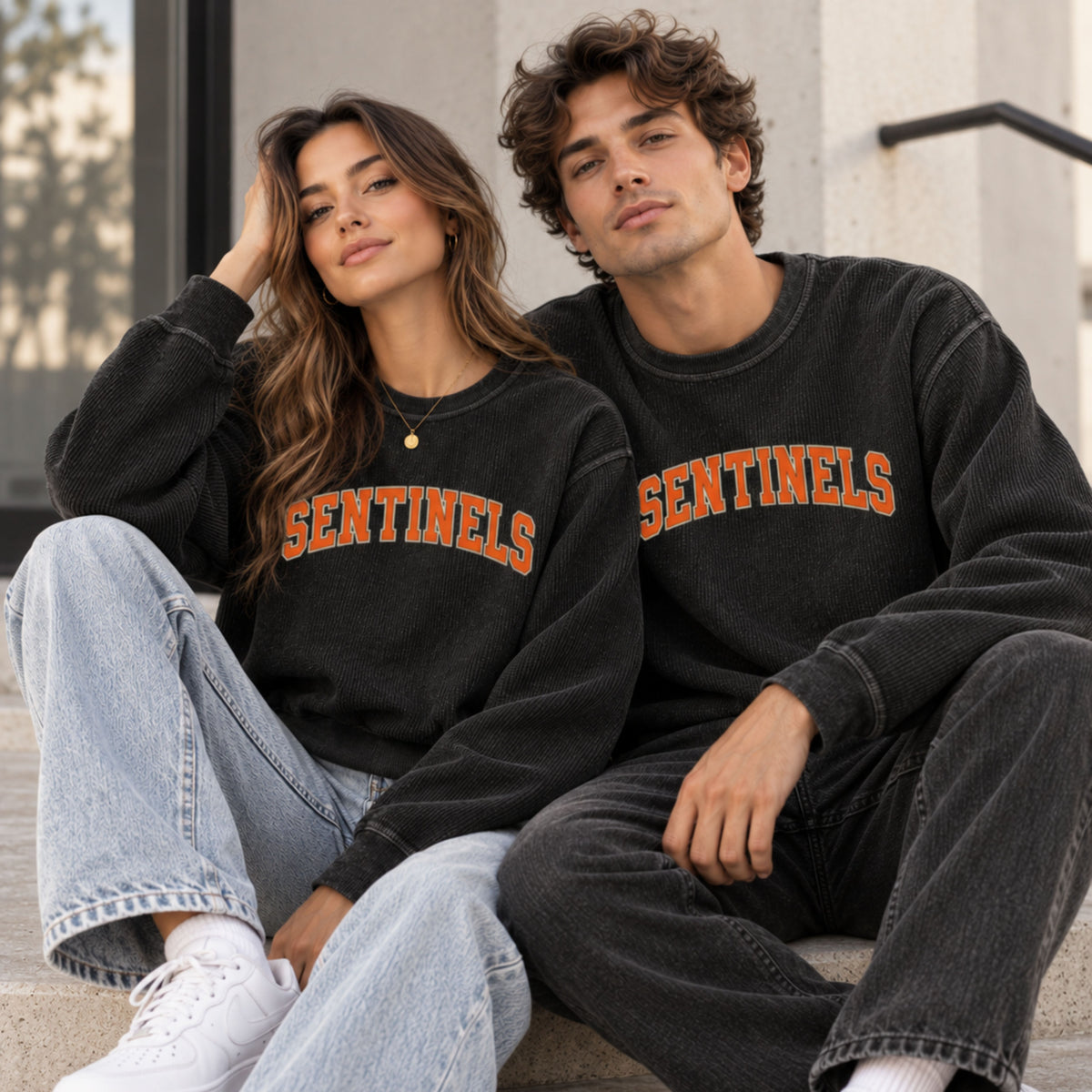 Custom Team Name Cord Sweatshirt