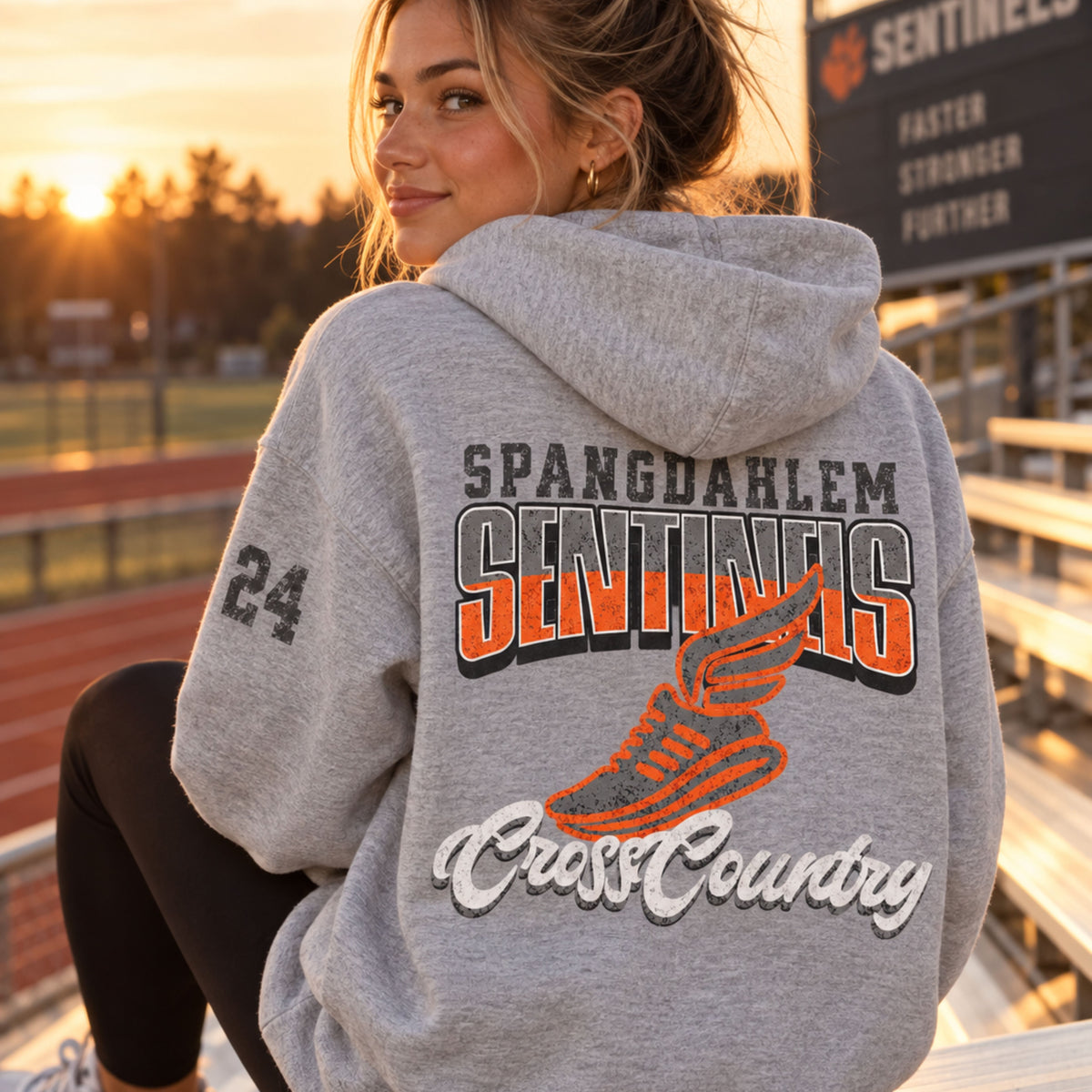Spangdahlem Sentinels Cross Country Hoodie