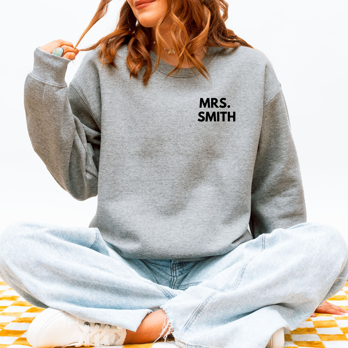 High School Teacher Ingredient Label Crewneck