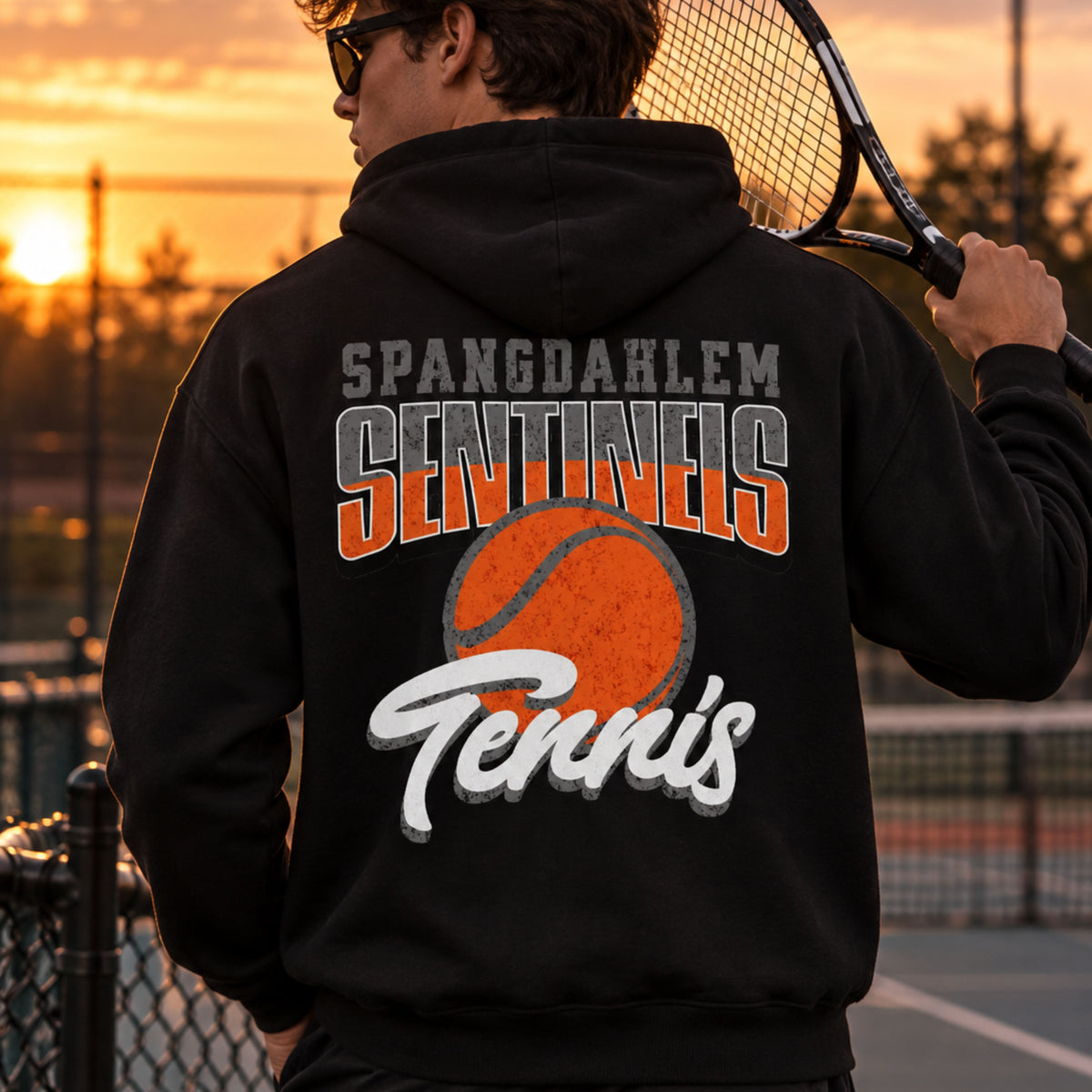 Spangdahlem Sentinels Tennis Hoodie