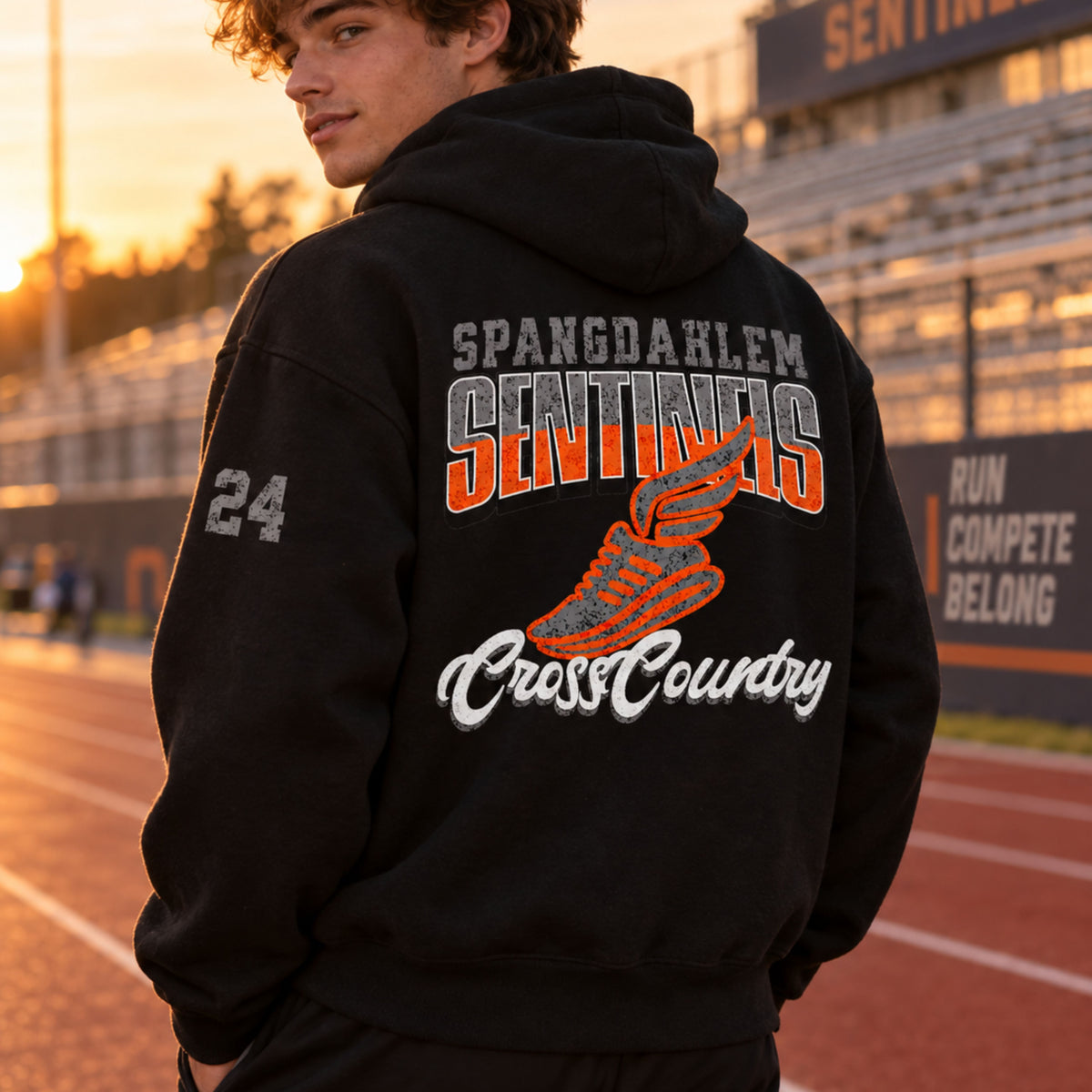 Spangdahlem Sentinels Cross Country Hoodie