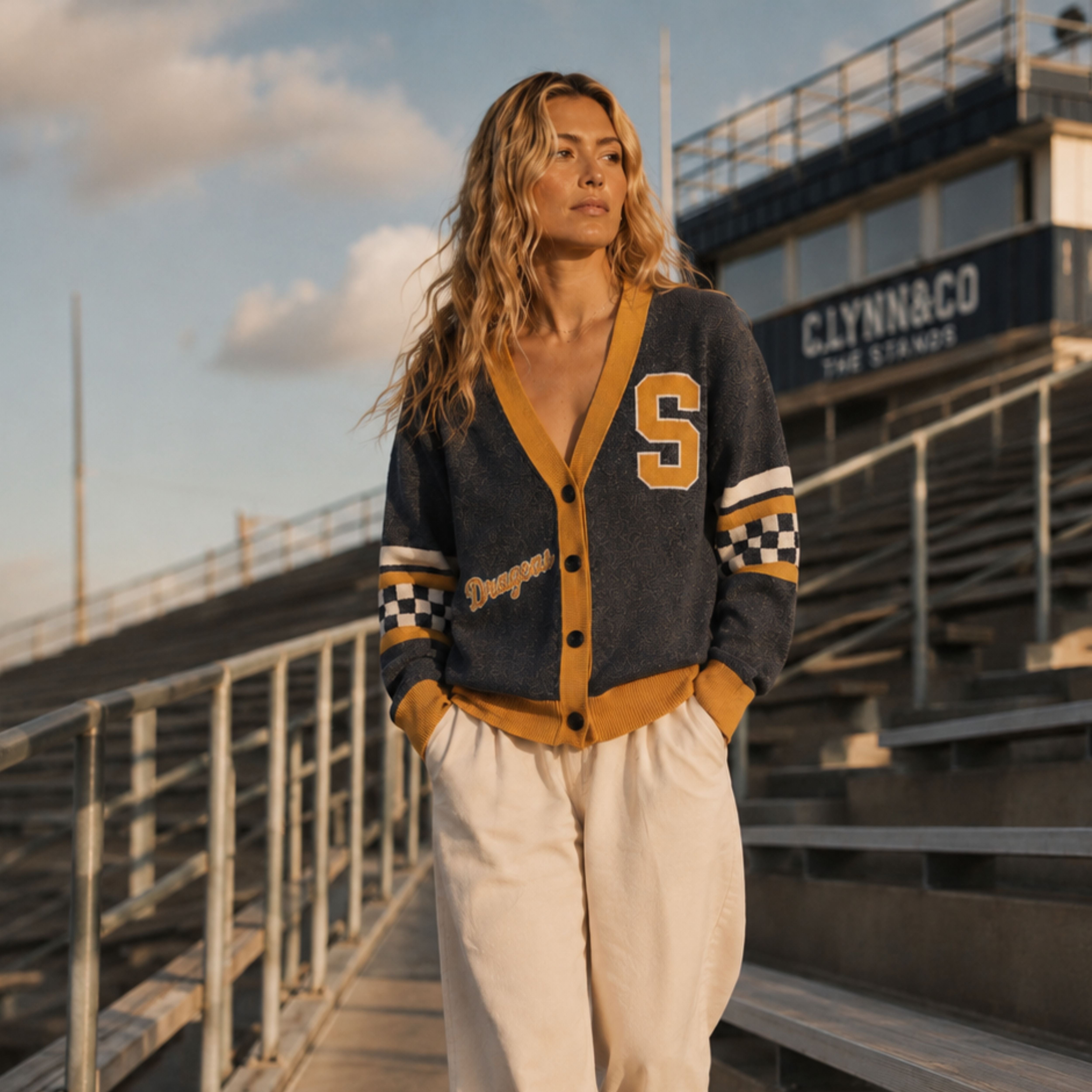 Custom School Spirit Cardigan