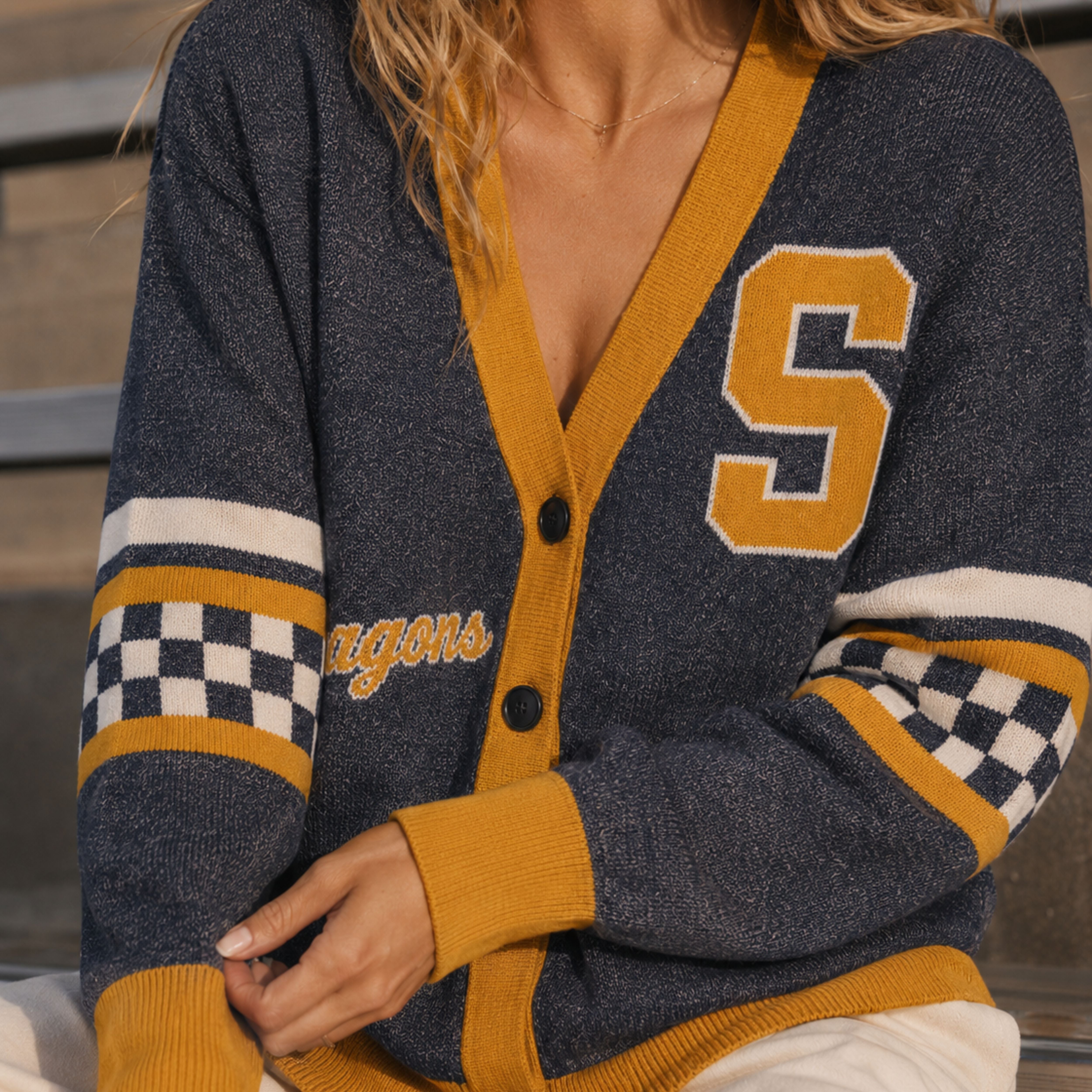 Custom School Spirit Cardigan