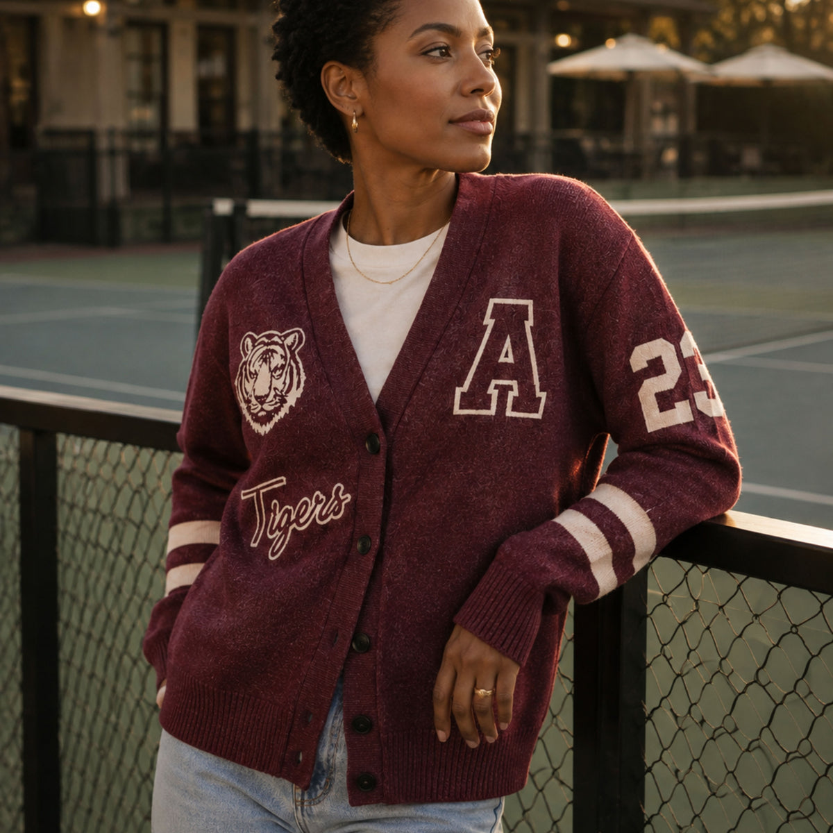 Signature Varsity Knit Cardigan