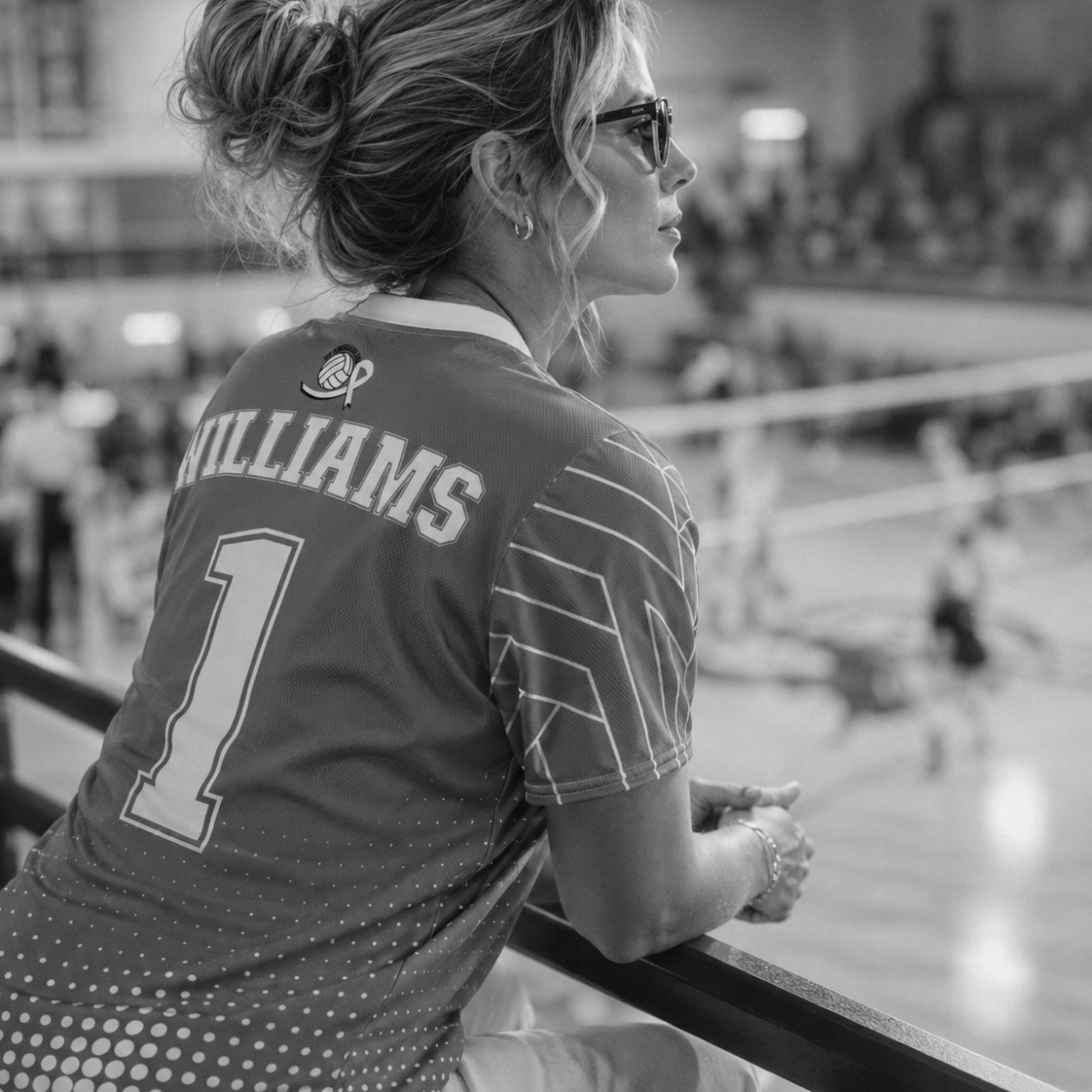 Custom Pink Out Volleyball Jersey