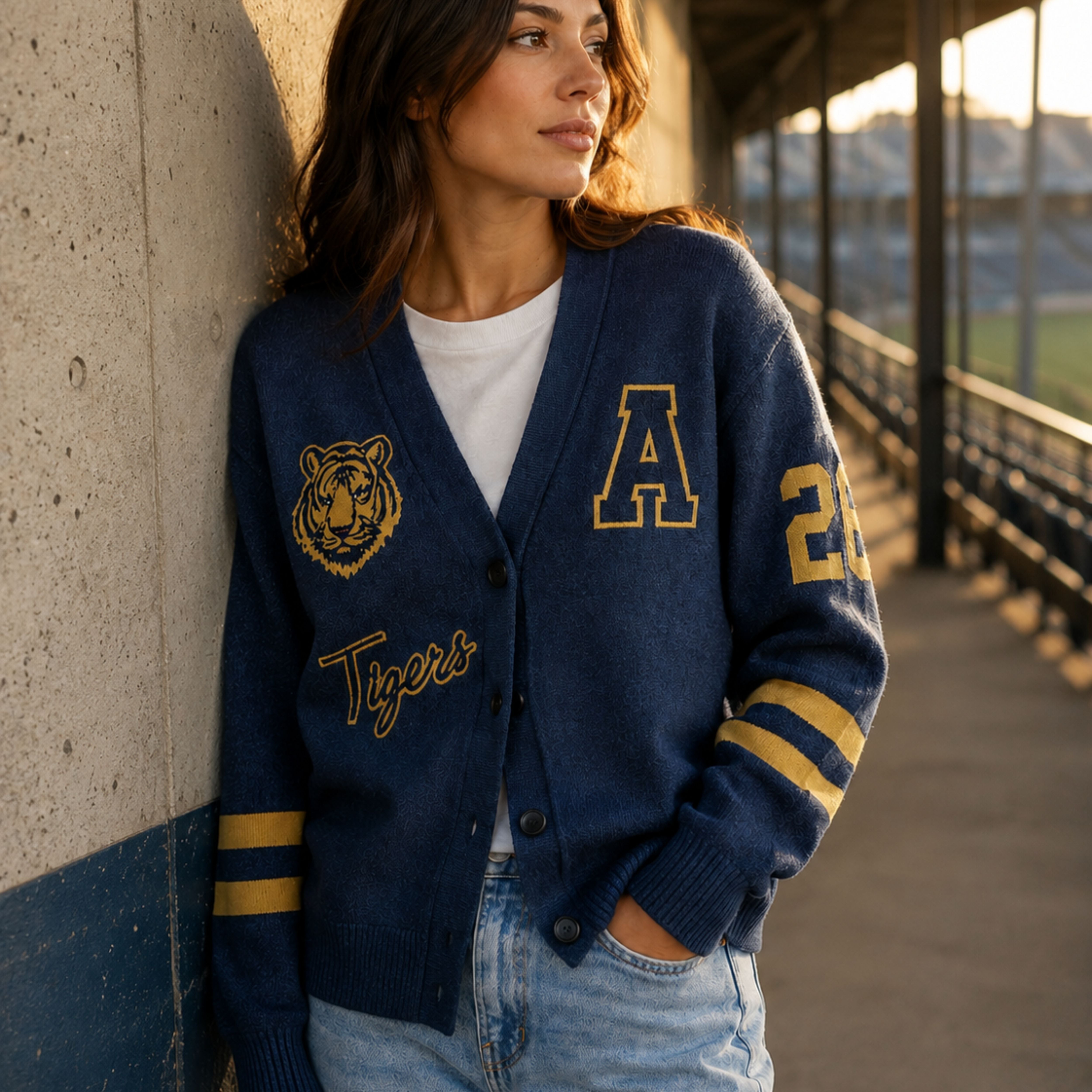 Signature Varsity Knit Cardigan
