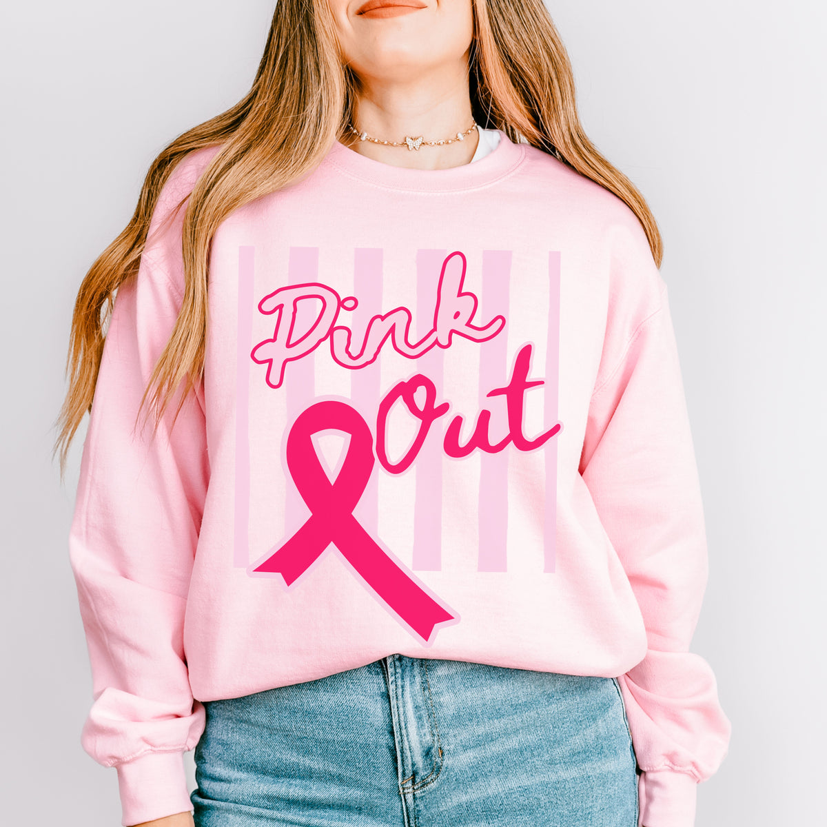 Pink Out Crewneck