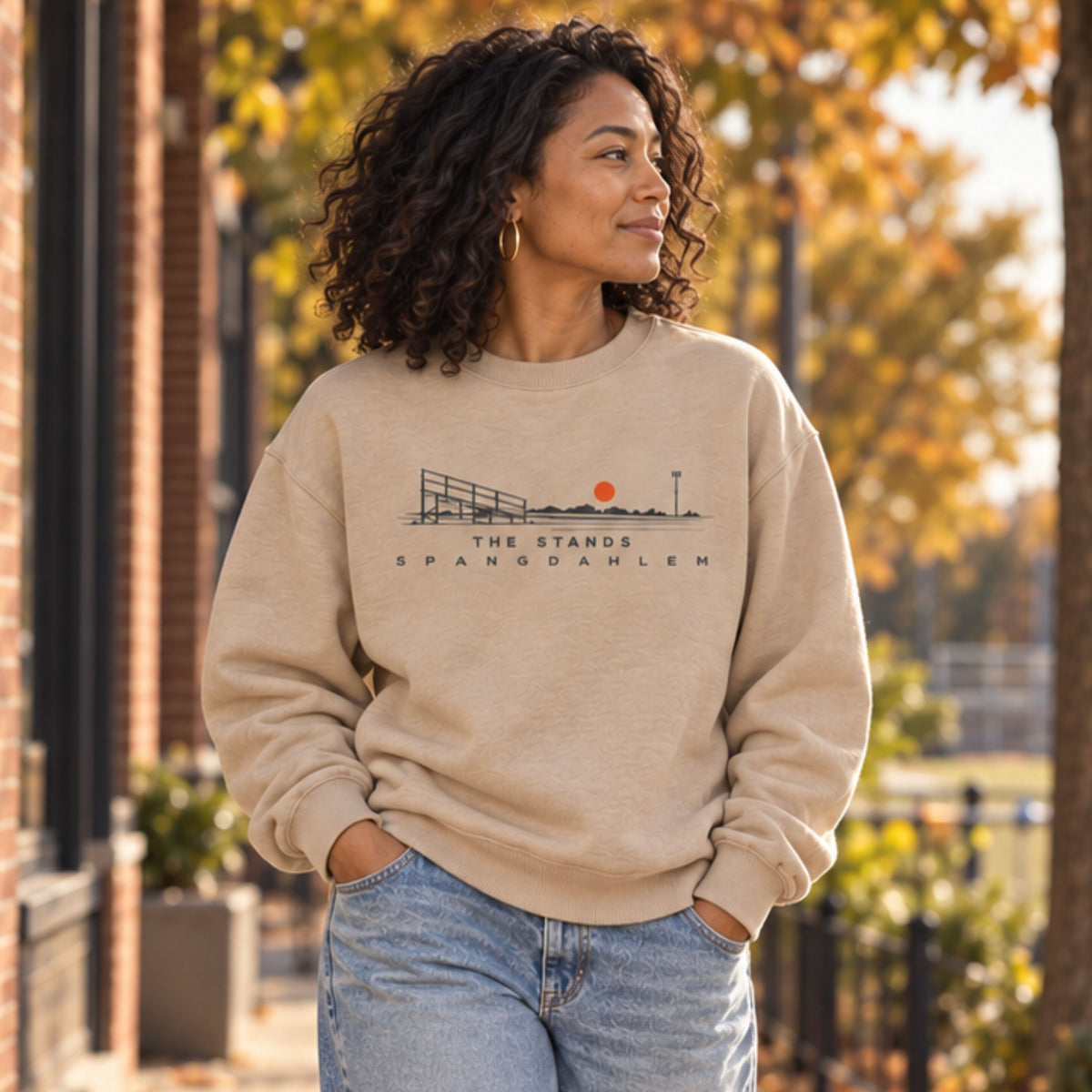 The Stands Custom Line Art Crewneck