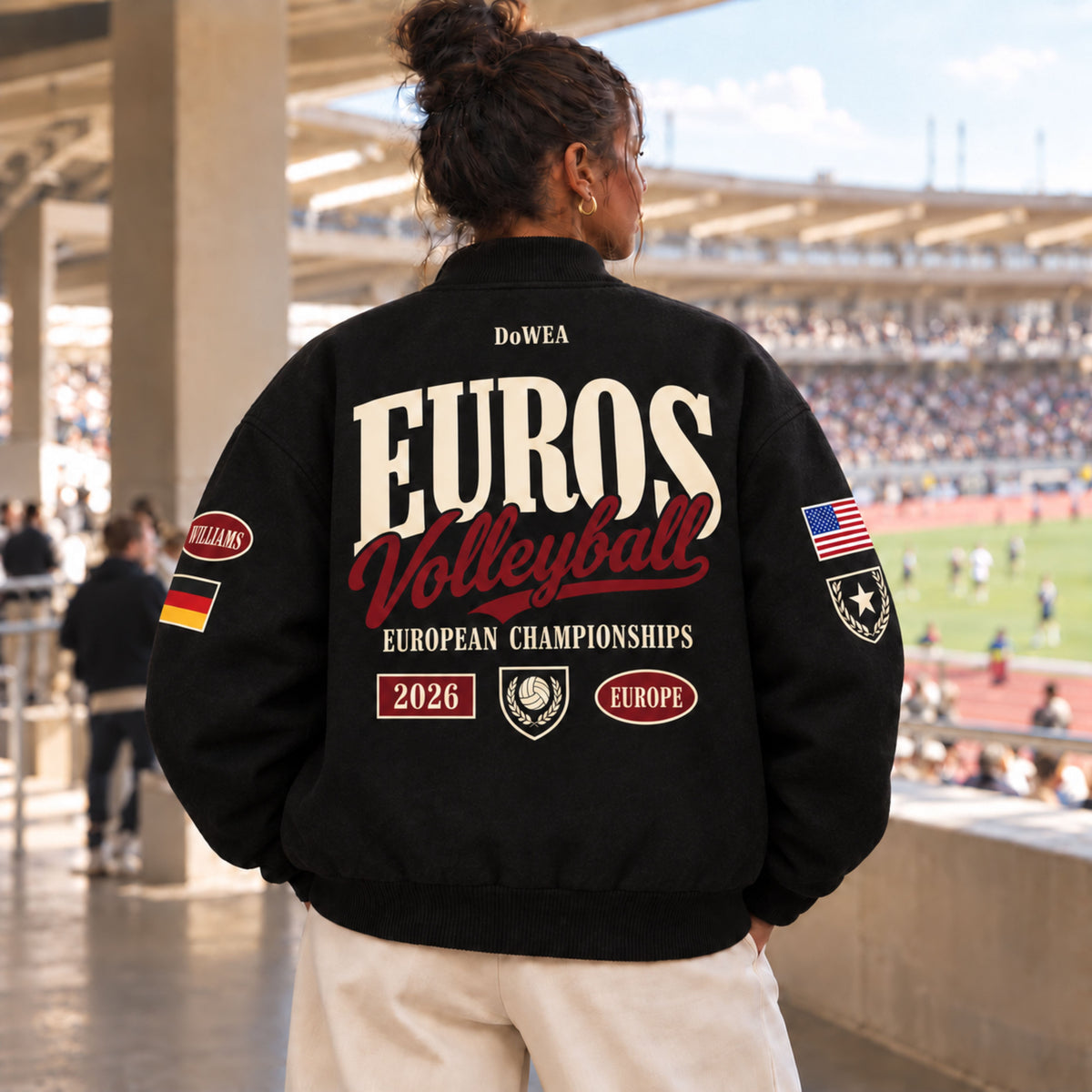 Custom Euros Bomber Jacket
