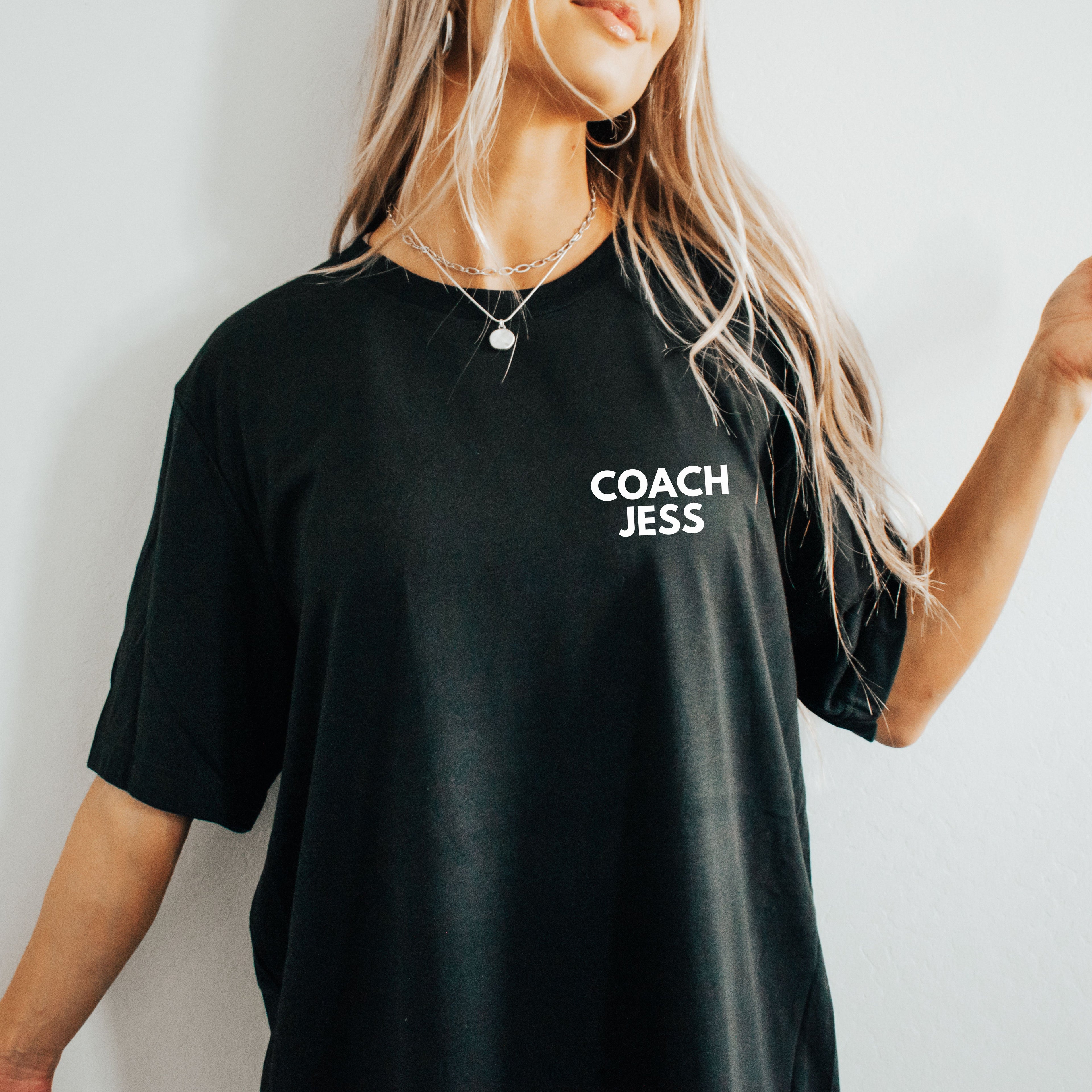 Swim Coach Ingredient Label Tee