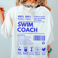 Swim Coach Ingredient Label Tee
