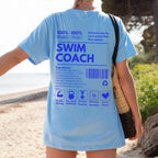 Swim Coach Ingredient Label Tee