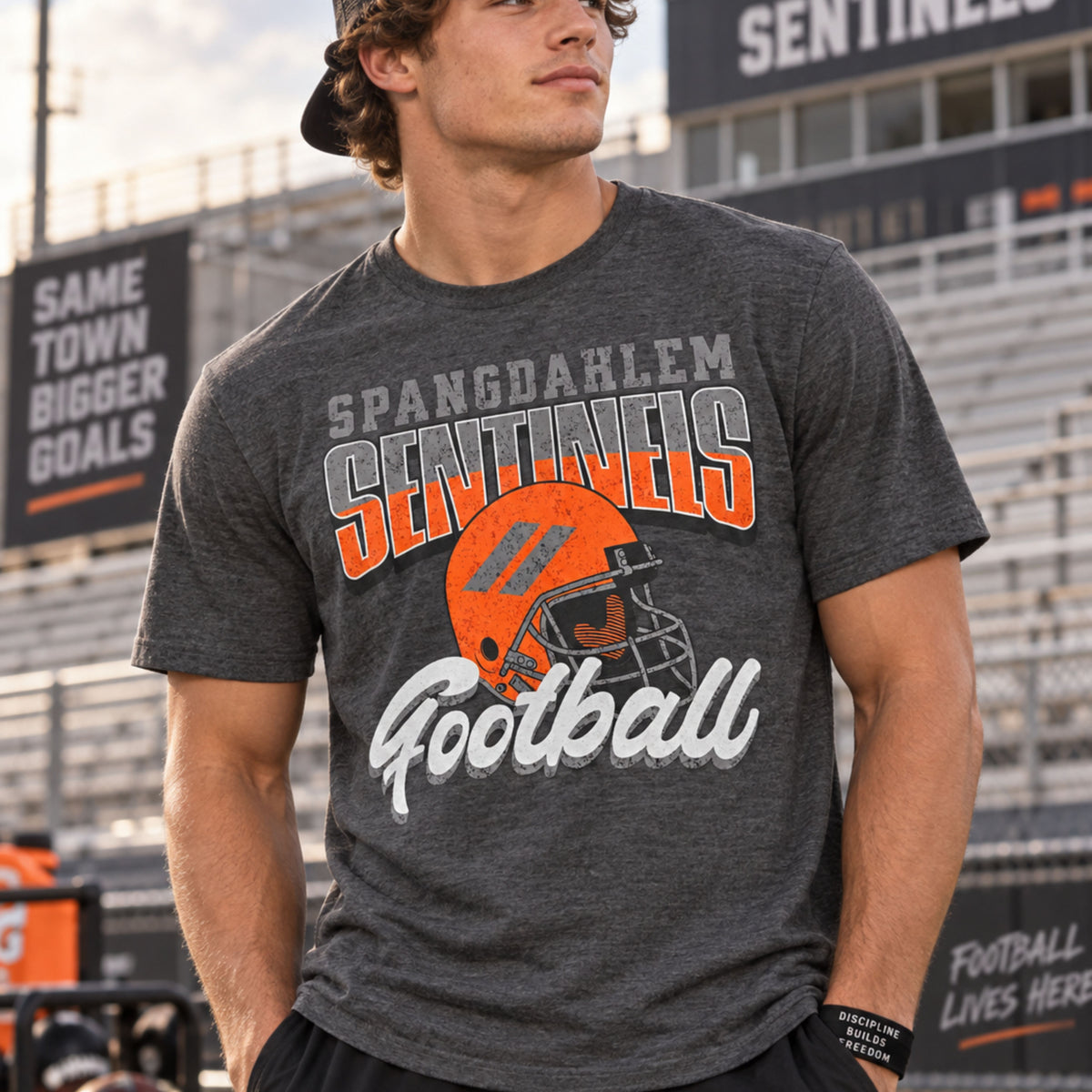 Spangdahlem Sentinels Football Tee