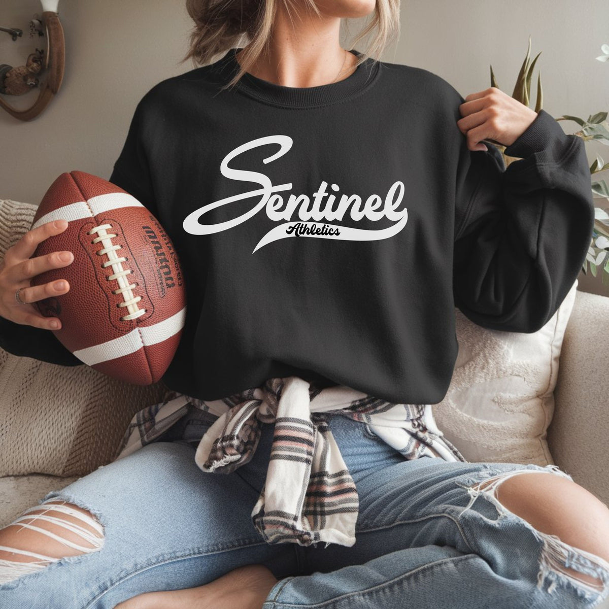Sentinel Athletics Embroidered Crewneck