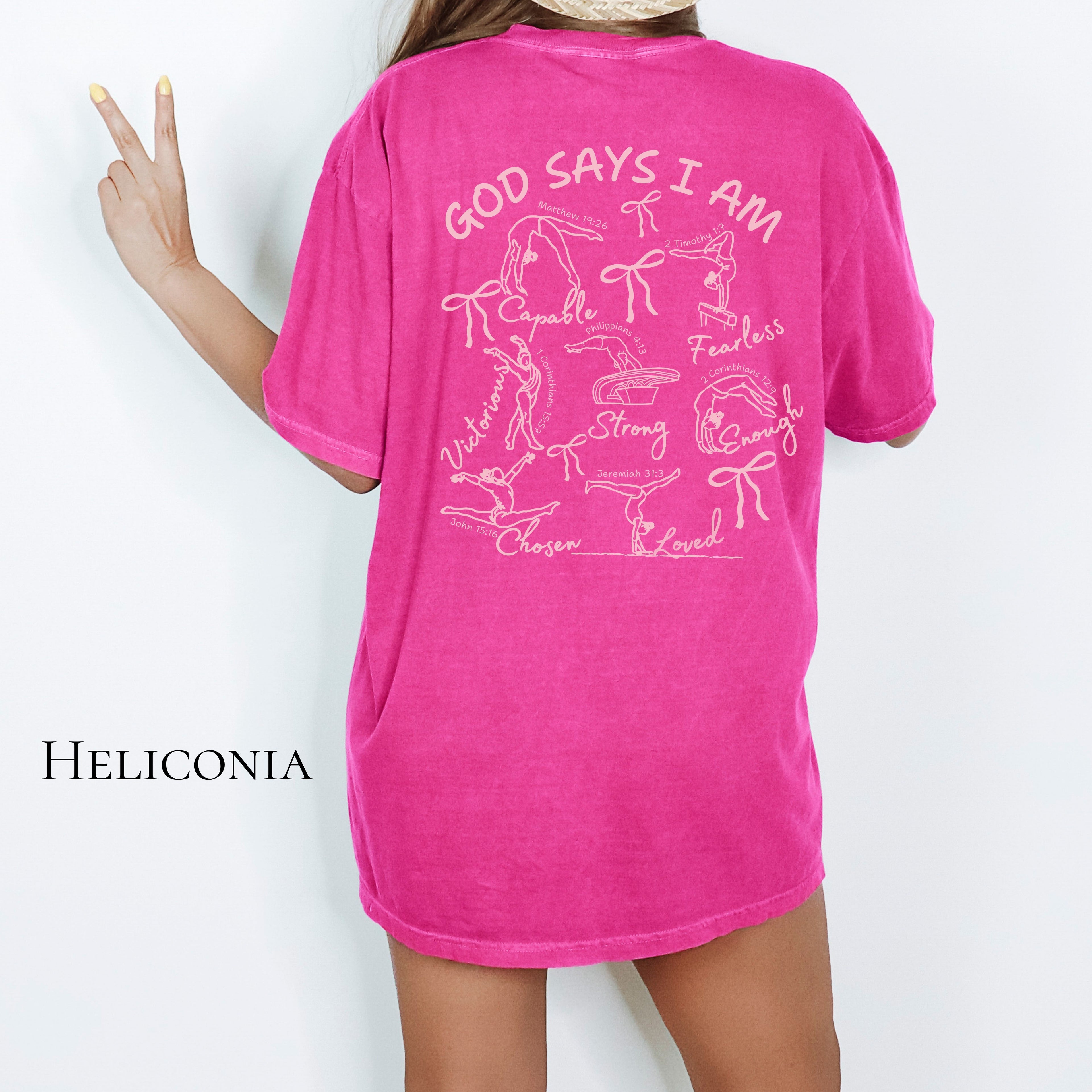 God Says I Am Gymnast T-Shirt