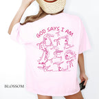 God Says I Am Gymnast T-Shirt