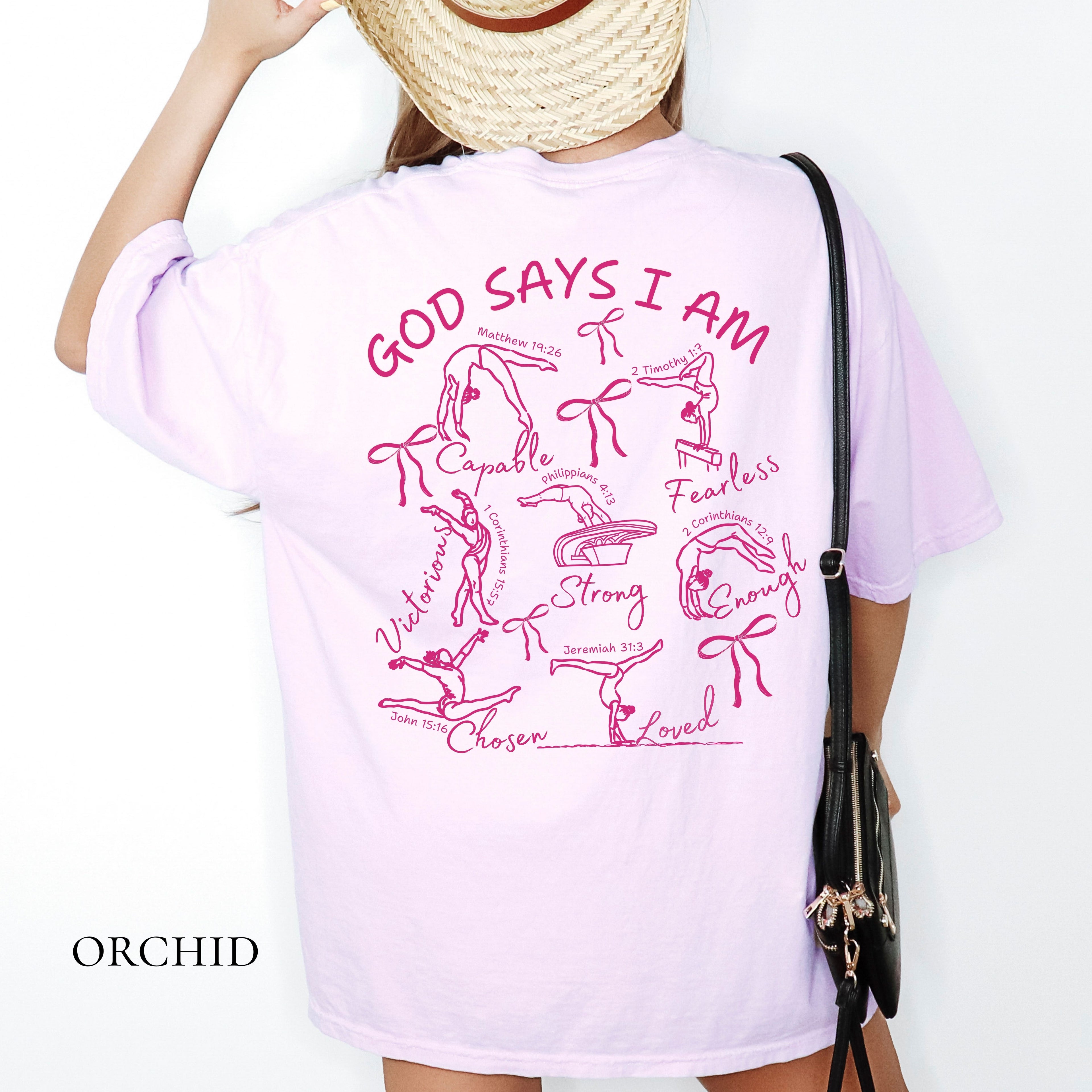 God Says I Am Gymnast T-Shirt