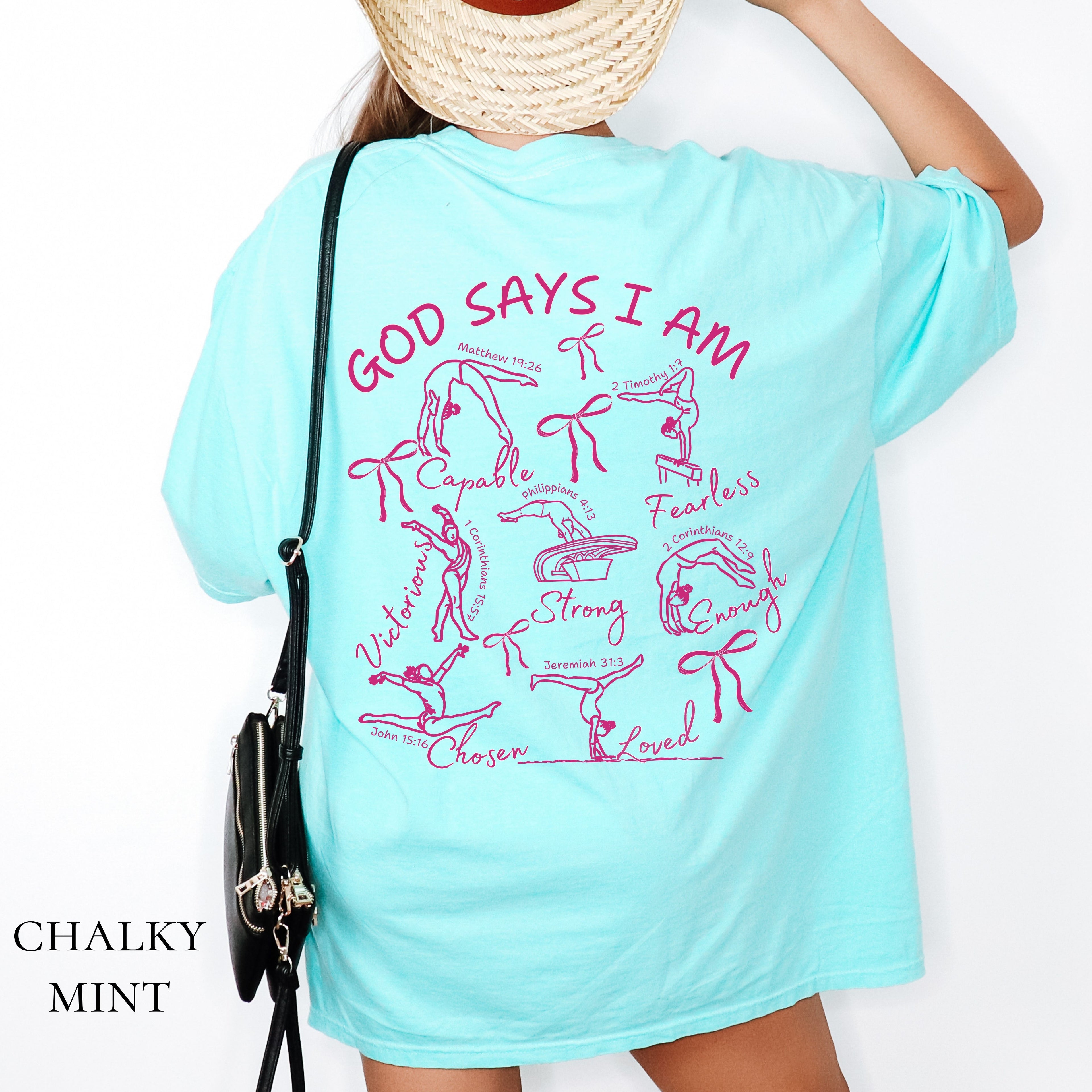 God Says I Am Gymnast T-Shirt