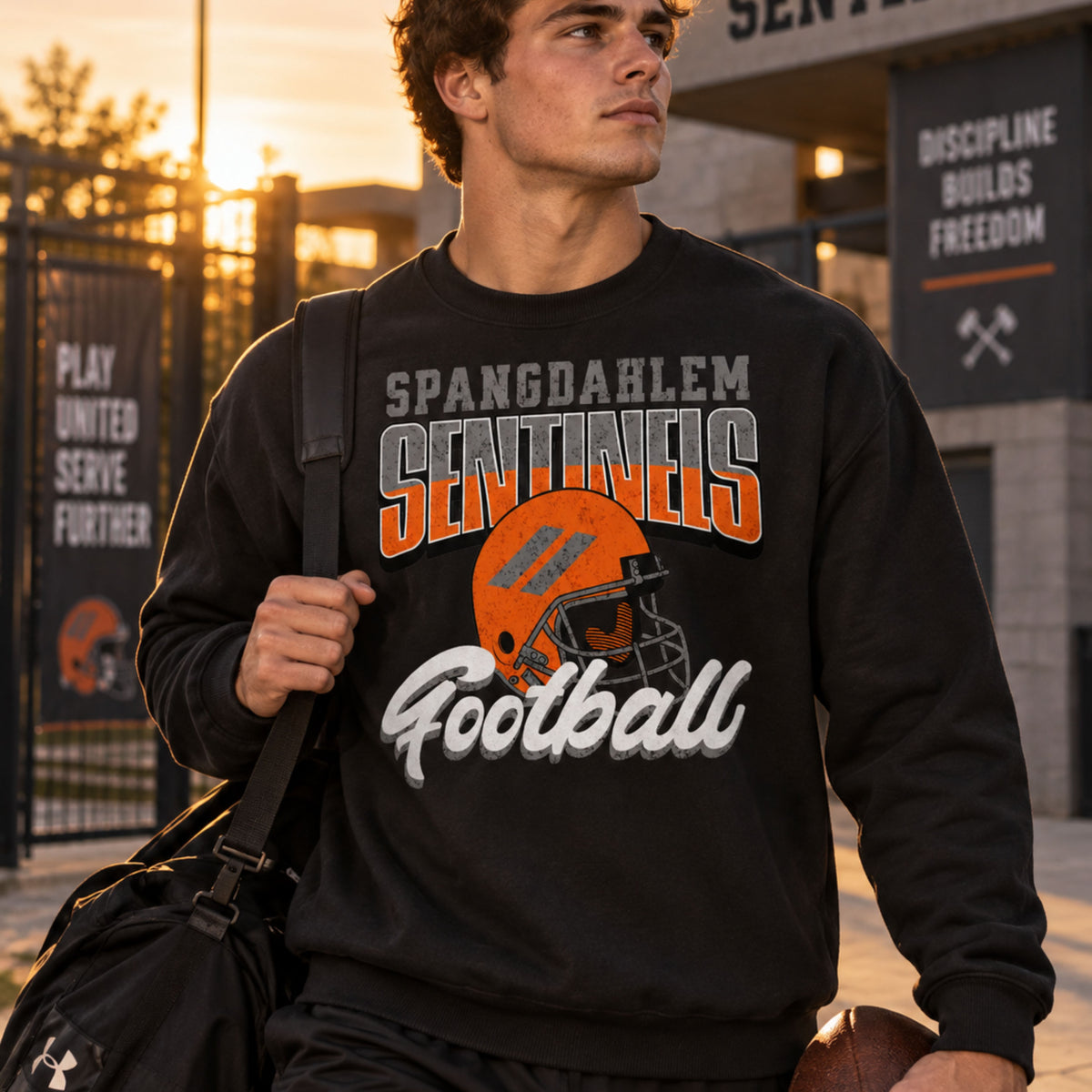Spangdahlem Sentinels Football Crewneck