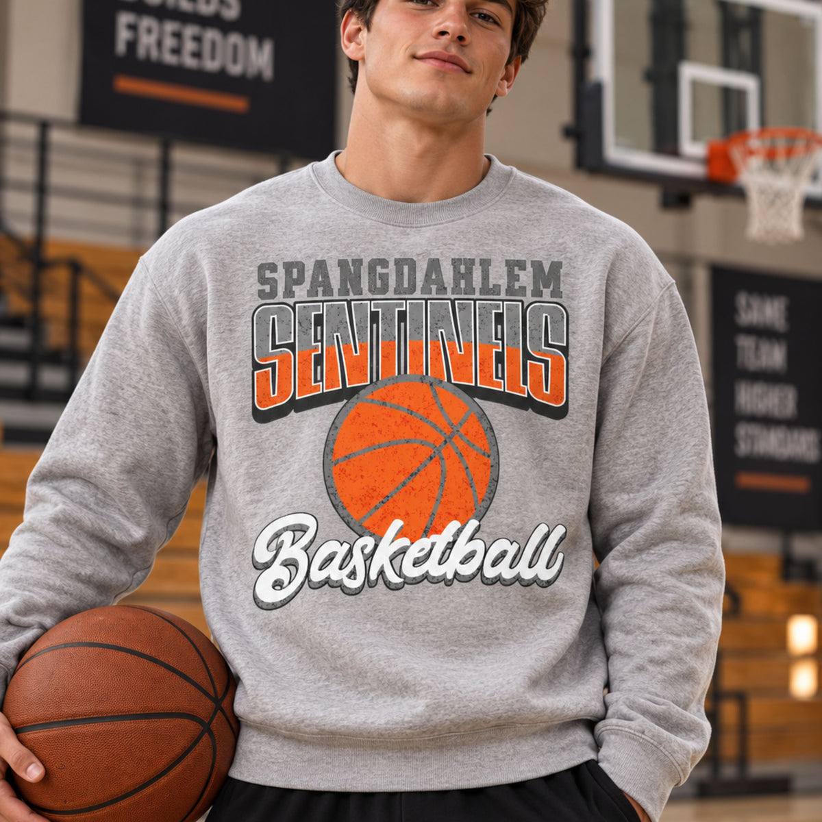 Spangdahlem Sentinels Basketball Crewneck