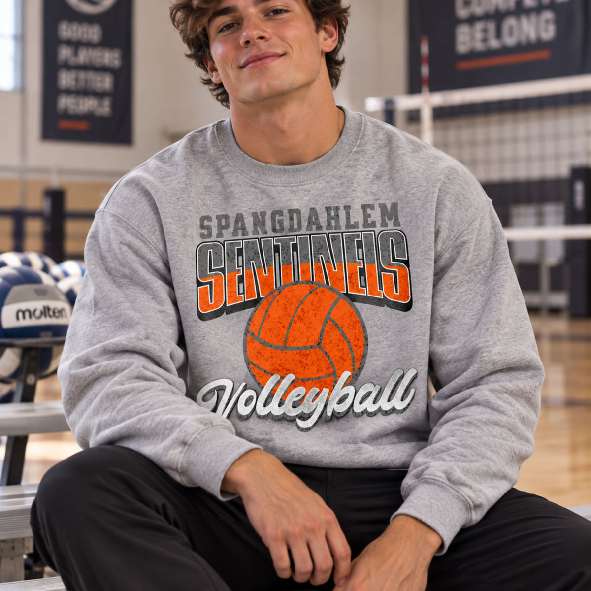Spangdahlem Sentinels Volleyball Crewneck
