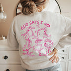 God Says I Am Gymnast Sweatshirt