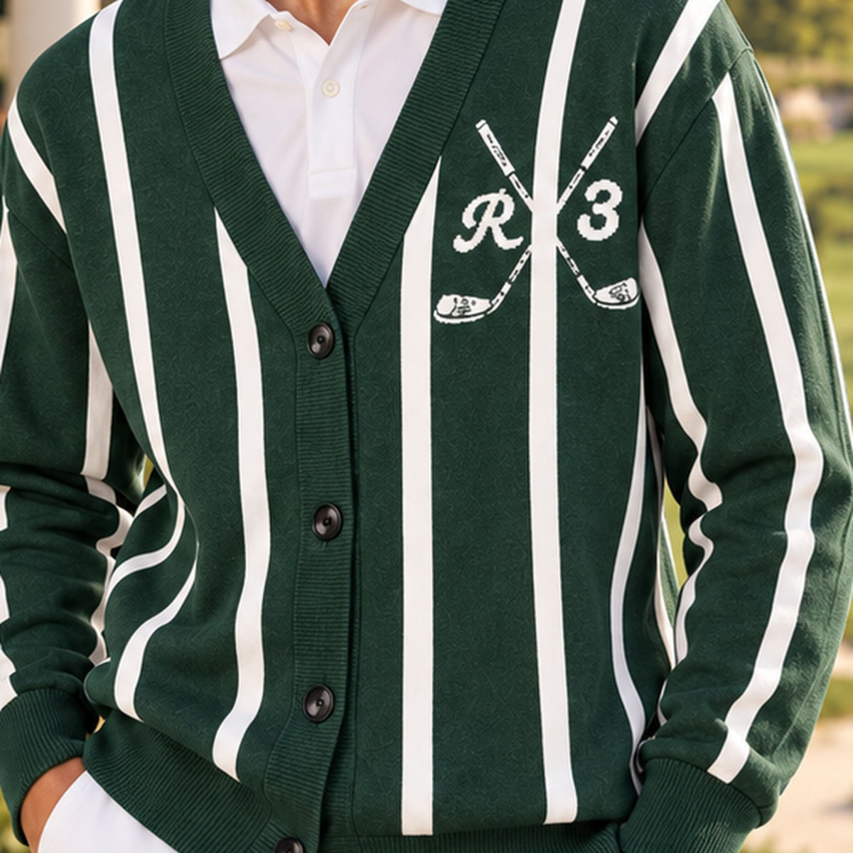 Golf Knit Cardigan
