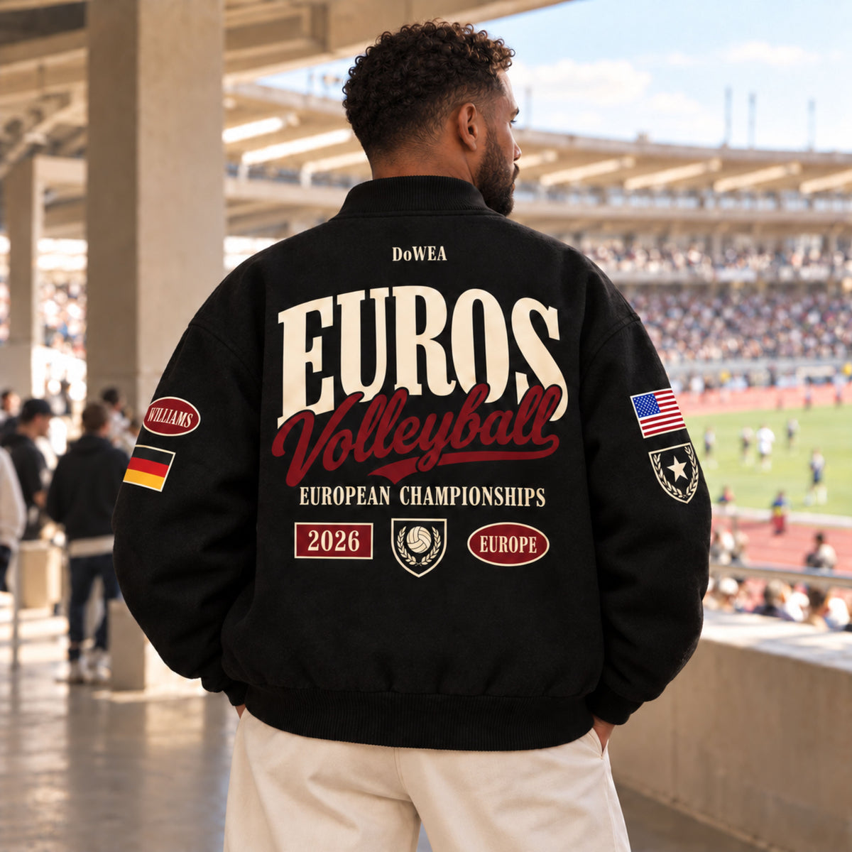 Custom Euros Bomber Jacket