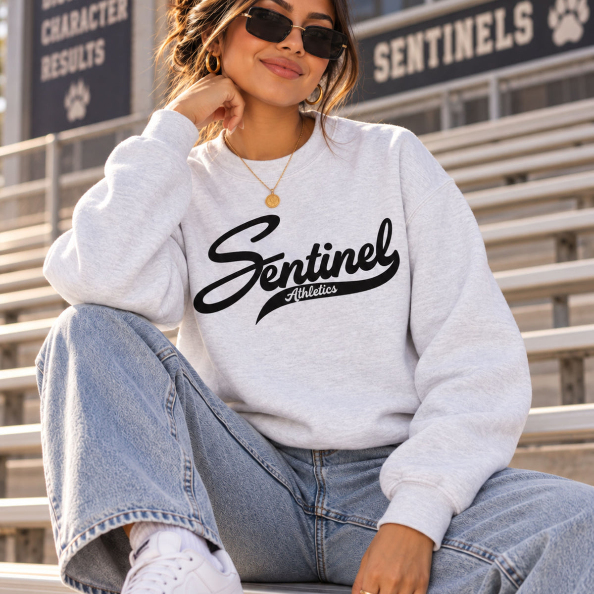 Sentinel Athletics Embroidered Crewneck