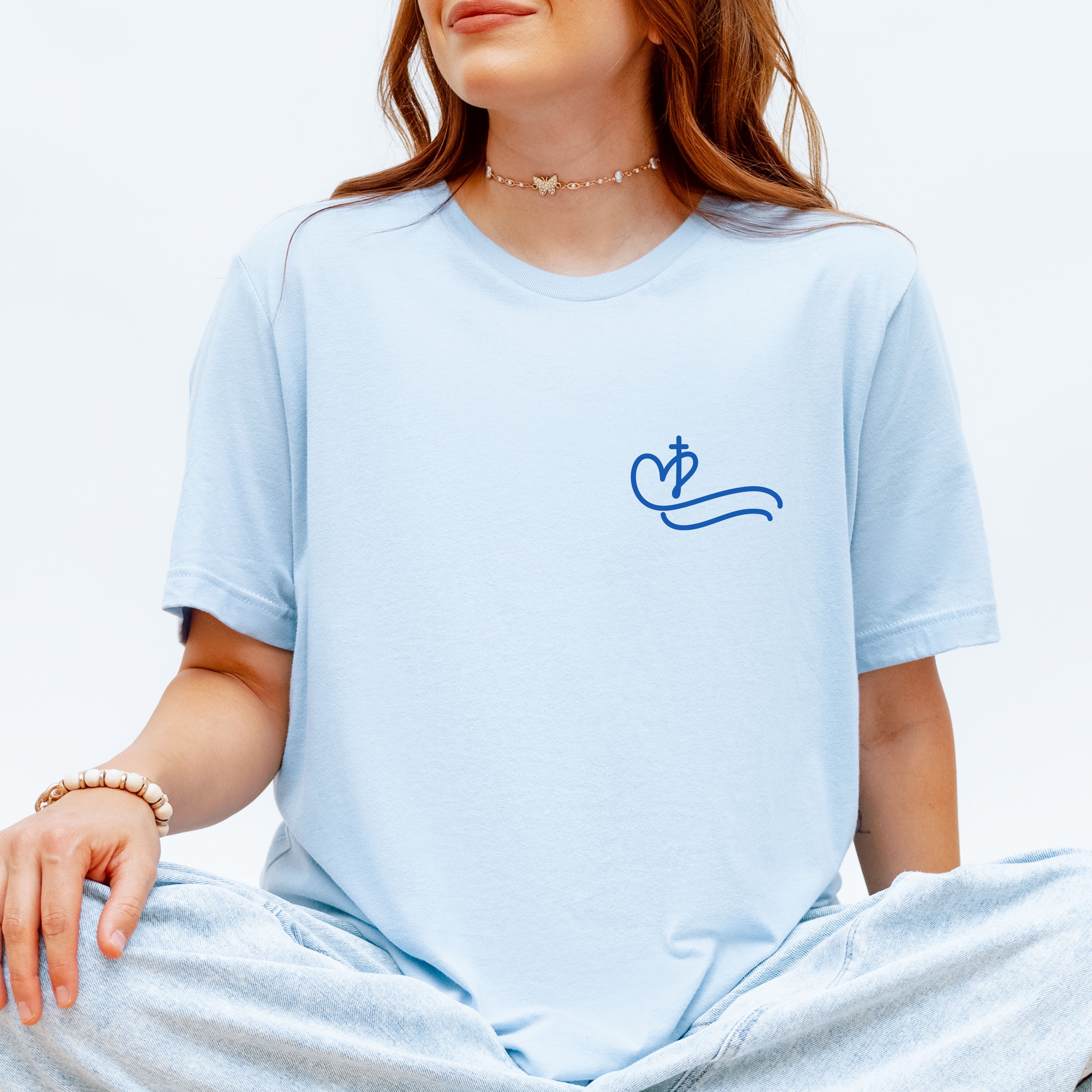 God Says I Am Swimmer Tee