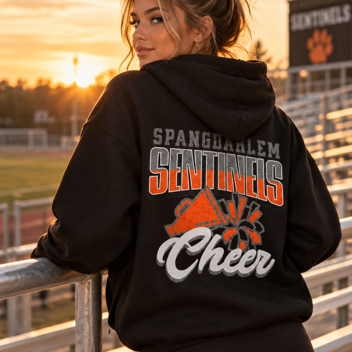 Spangdahlem Sentinels Cheer Hoodie