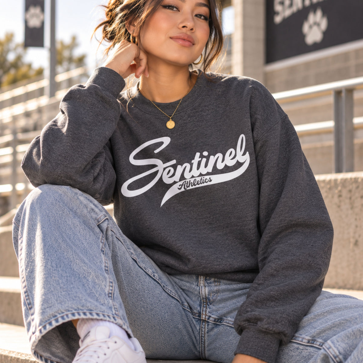 Sentinel Athletics Embroidered Crewneck