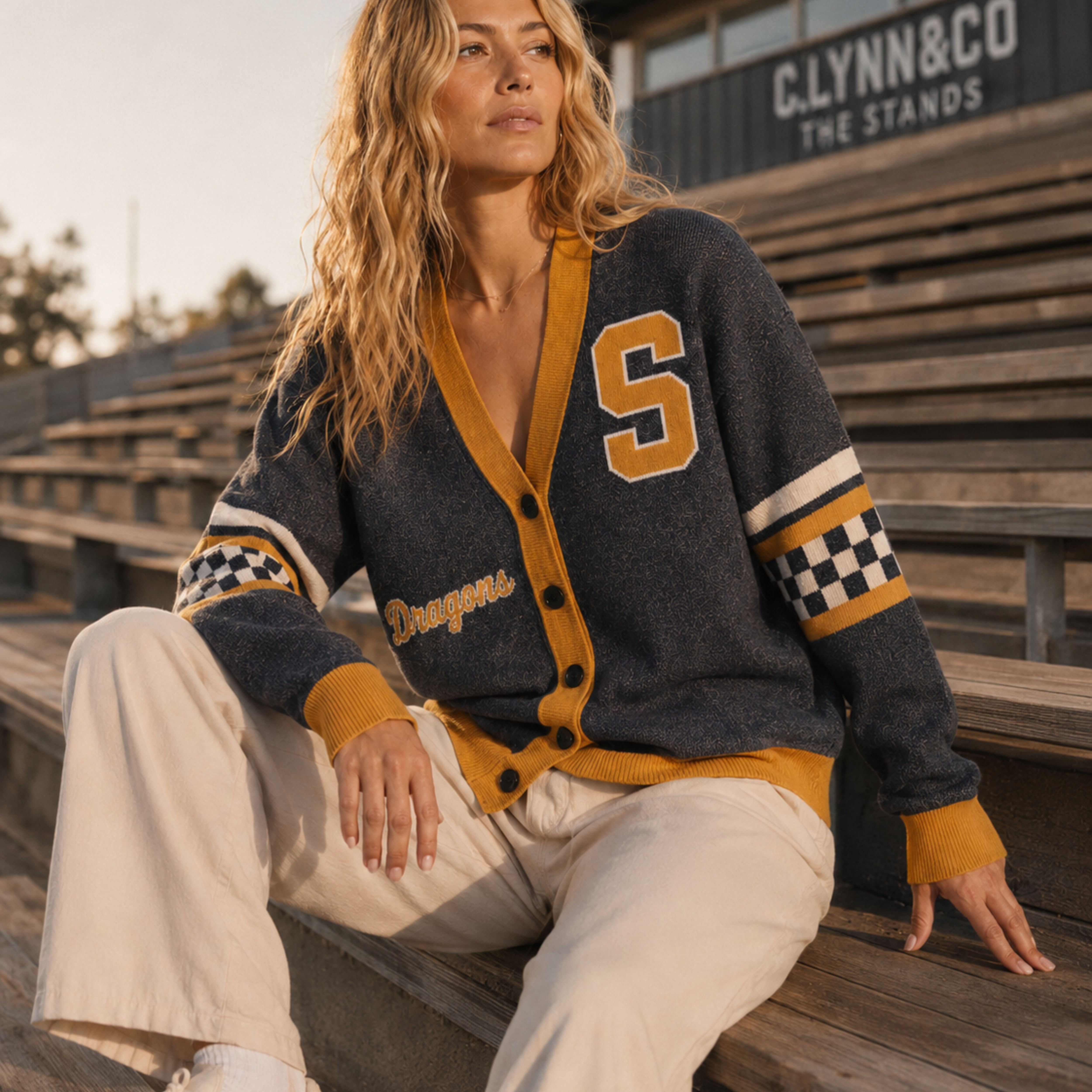 Custom School Spirit Cardigan