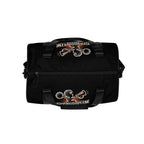 Custom Duffle Bag top view with zipper
