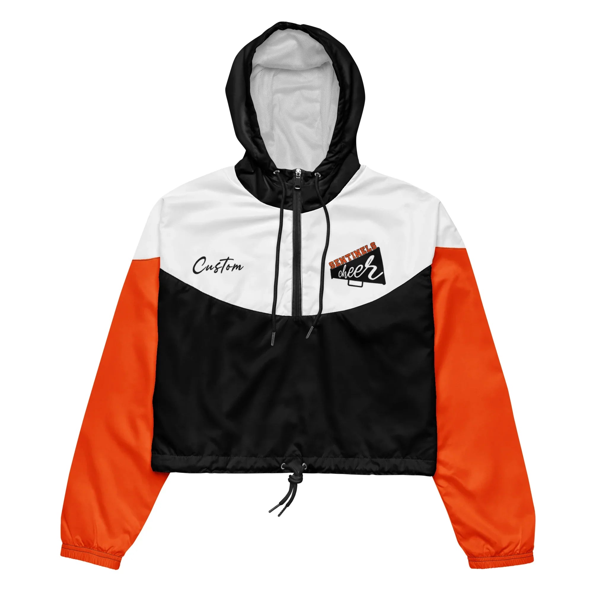 Custom Cropped Women's Windbreaker Jacket
