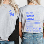 Swim Mom Ingredients Label Tee