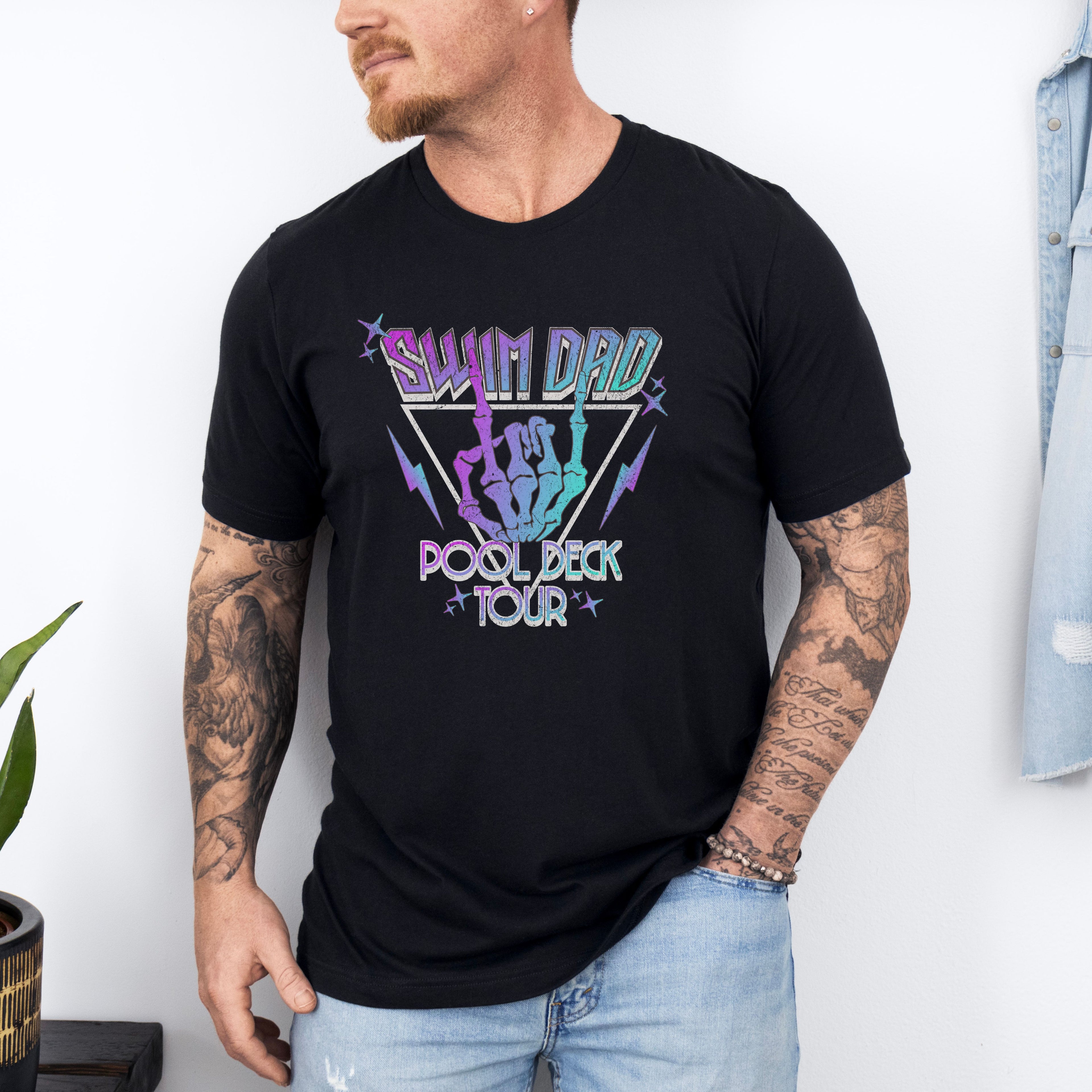 Swim Dad Pool Deck Tour T-Shirt