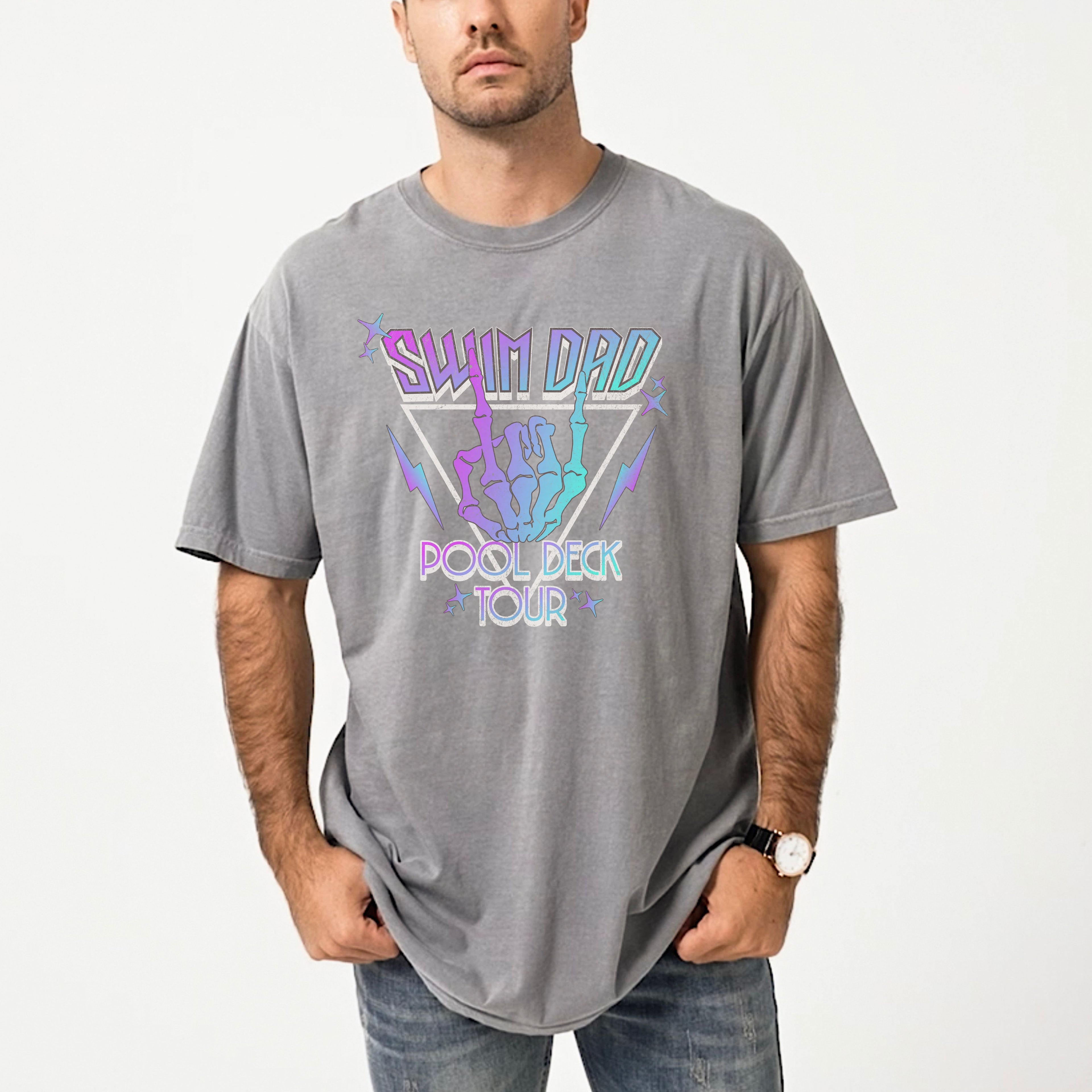 Swim Dad Pool Deck Tour T-Shirt