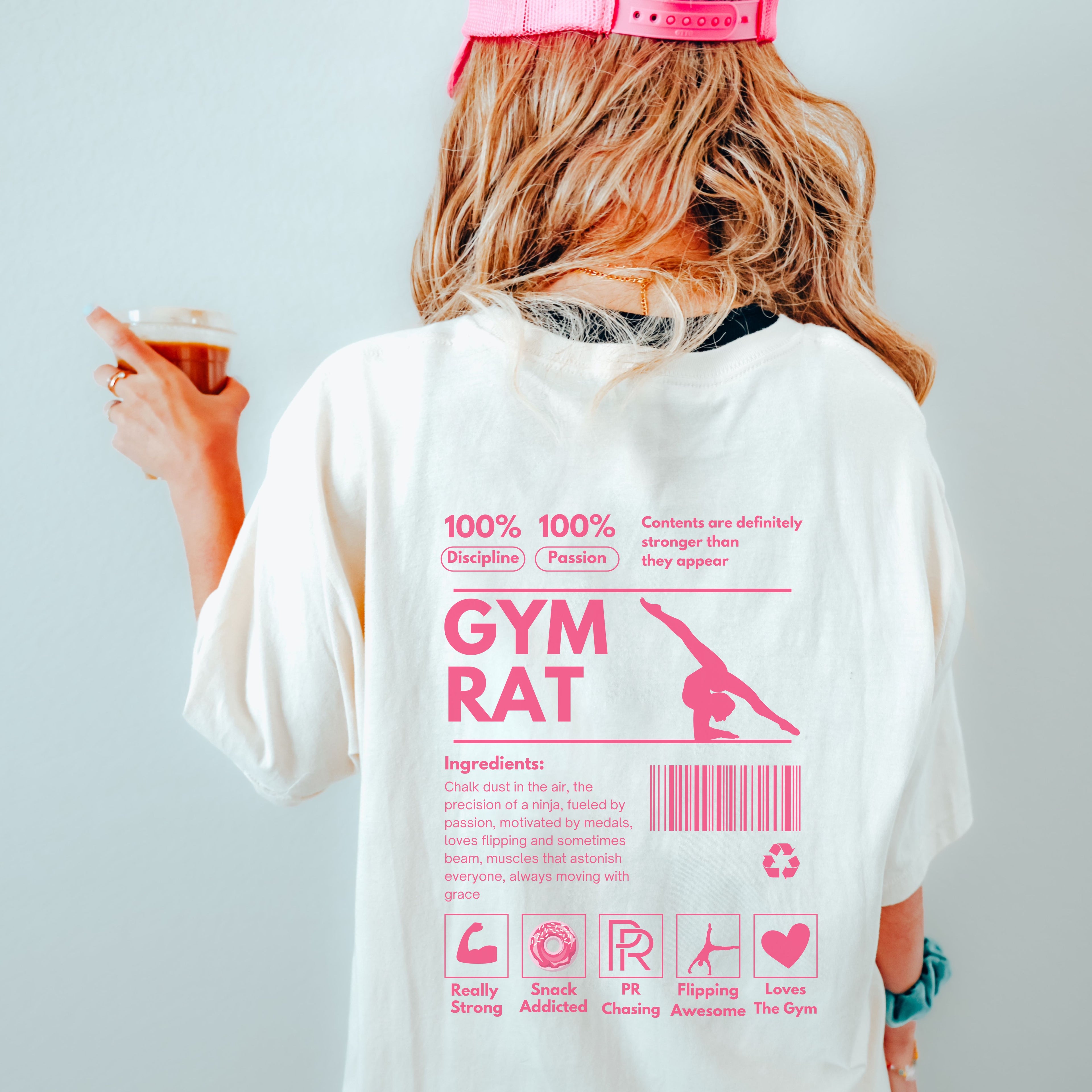 Gym Rat Ingredients Label T-Shirt