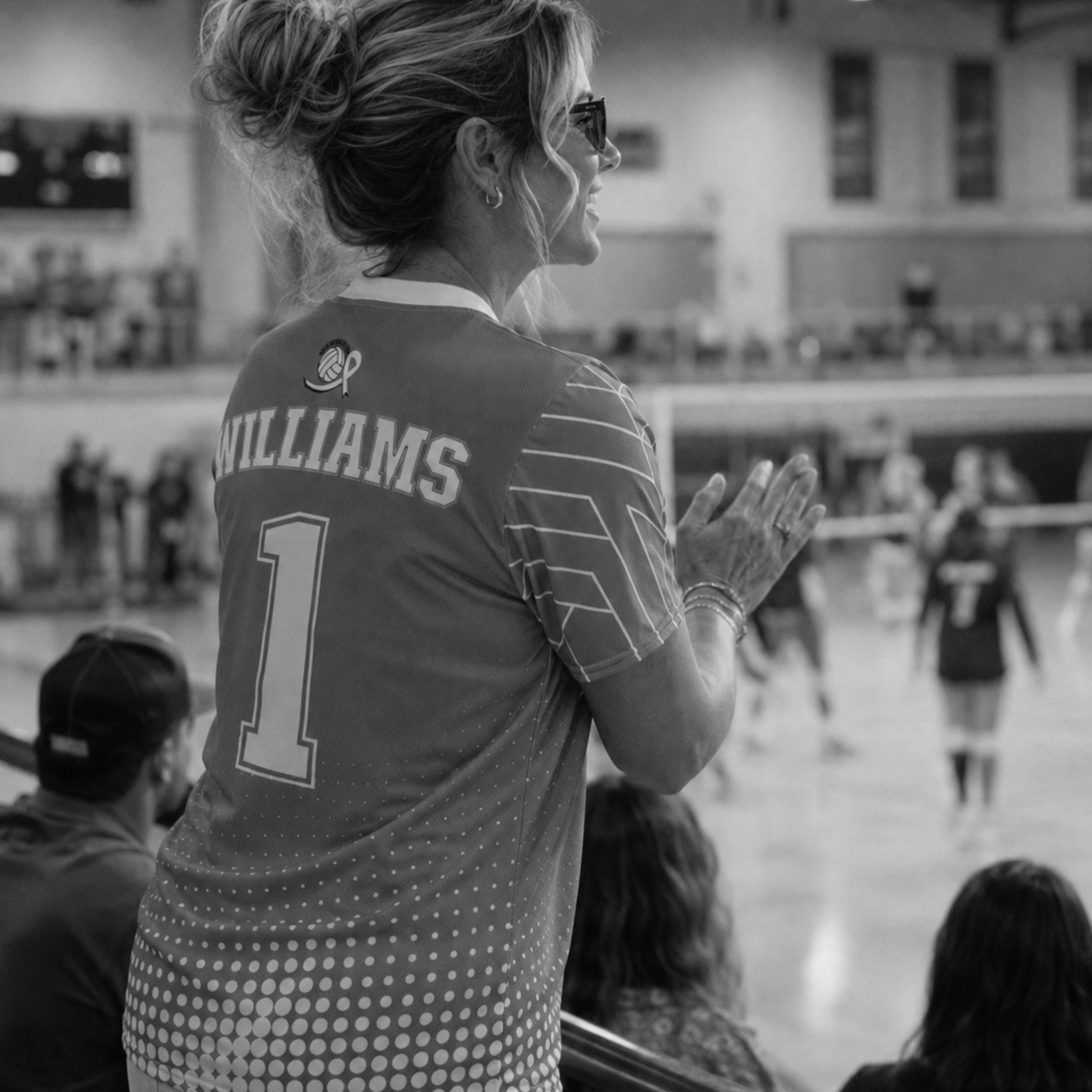 Custom Pink Out Volleyball Jersey